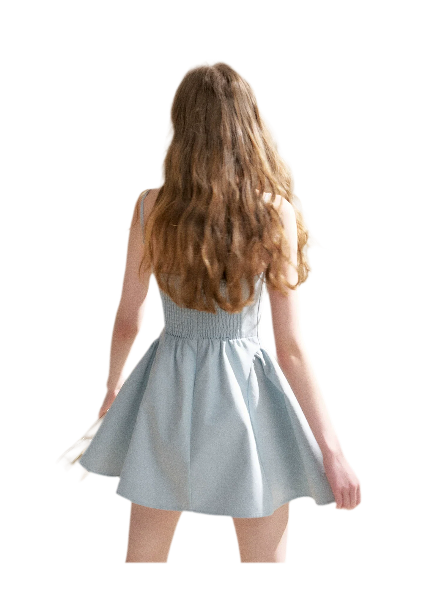 Lace-Trimmed A-Line Camisole Dress | Final Sale