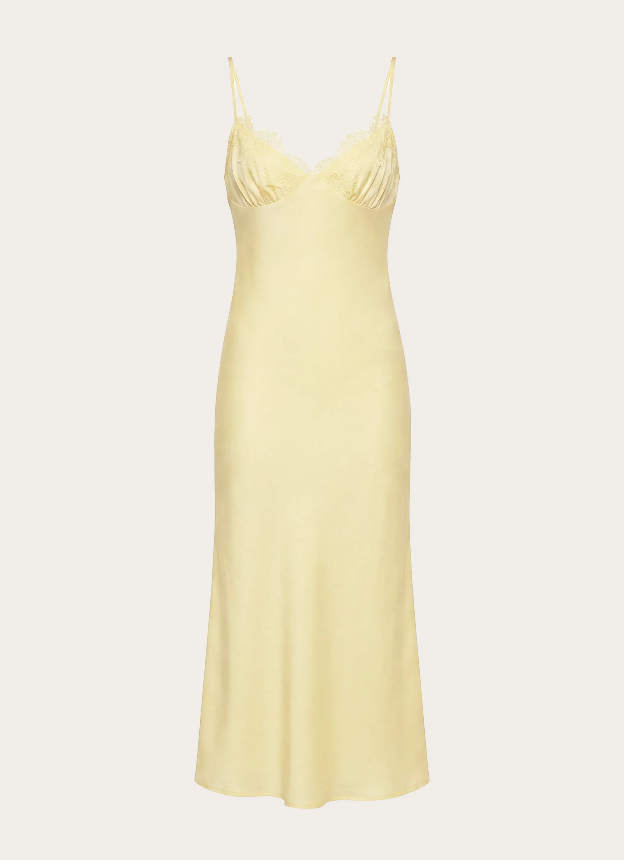 Lisette Midi Dress - Yellow