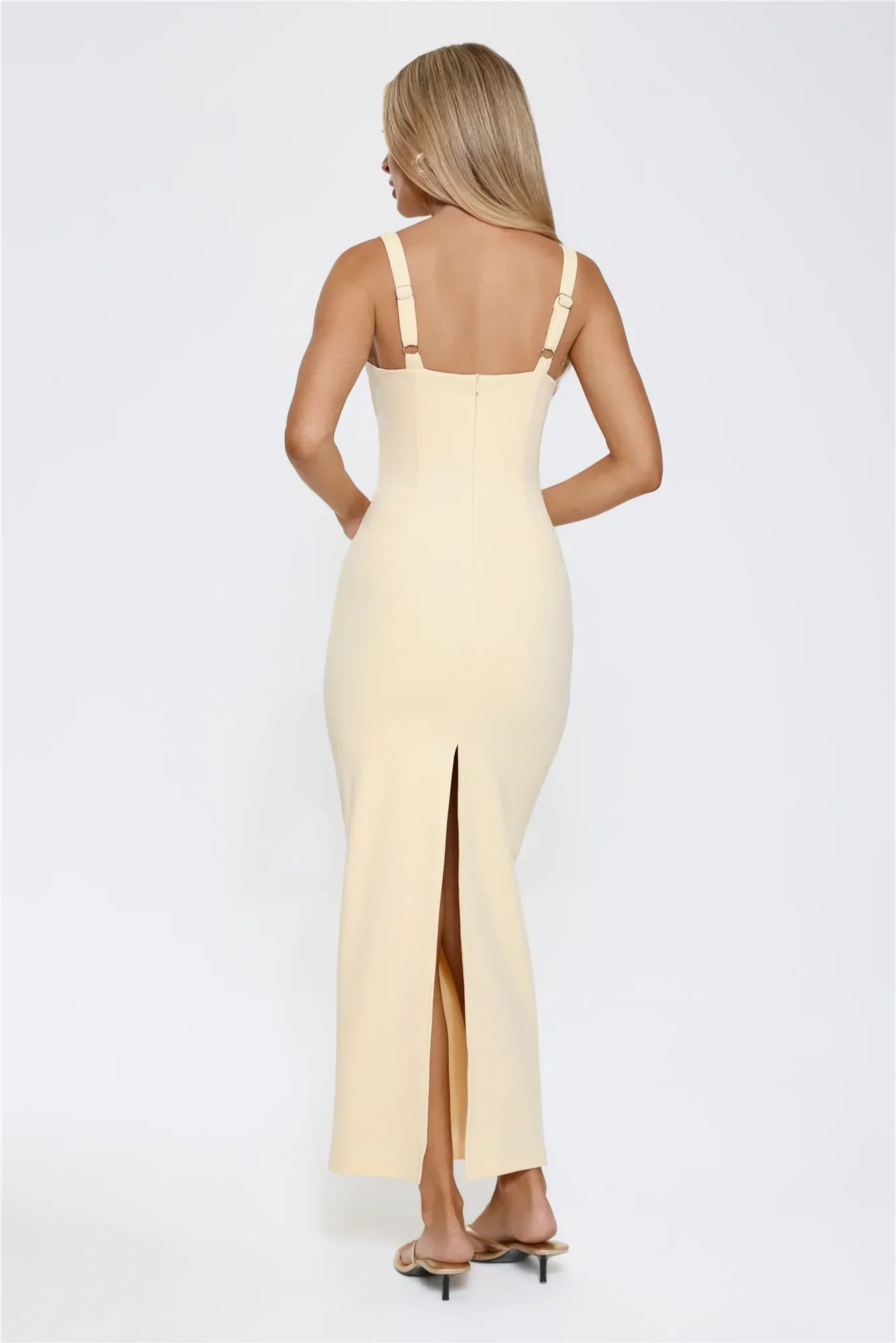 Imperial Glow Maxi Dress Yellow