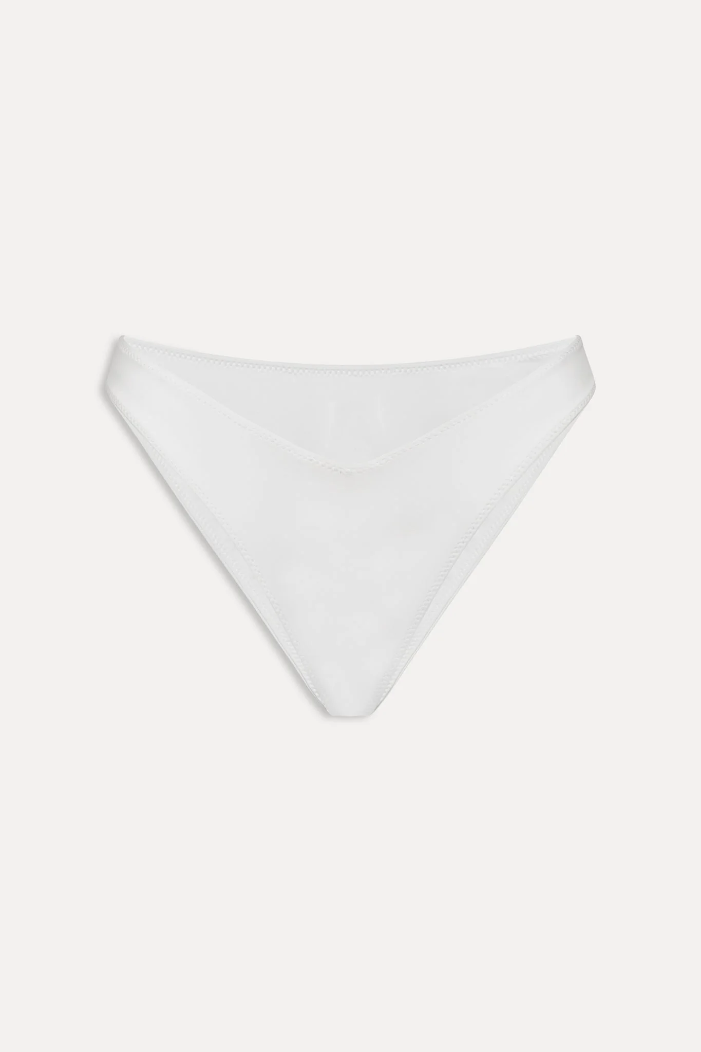 Enzo Cheeky Bikini Bottom - Optic White
