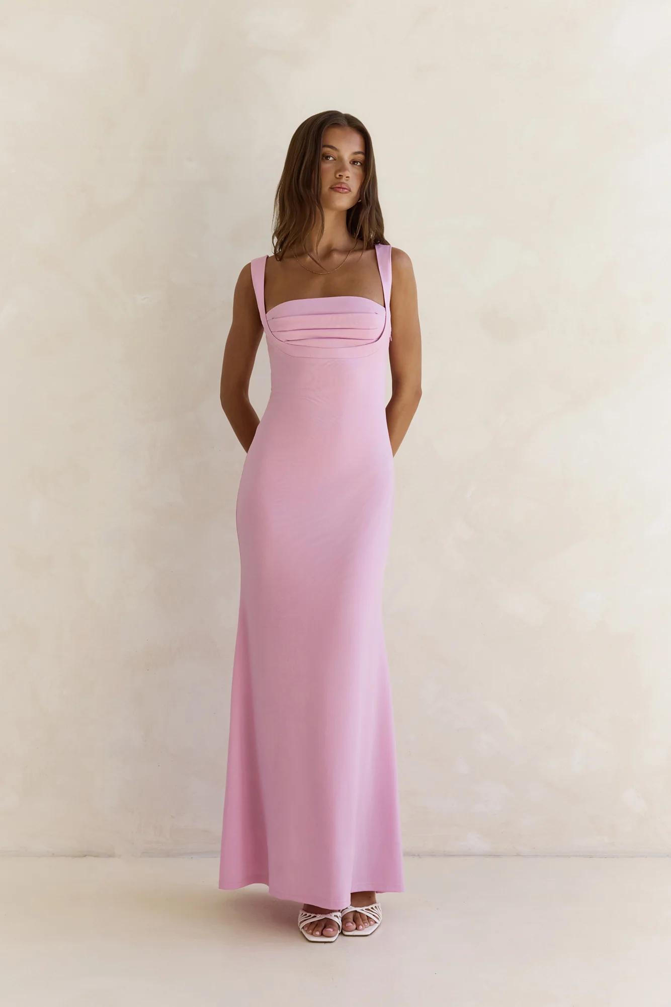 Spring In The Clouds Maxi Dress Lilac