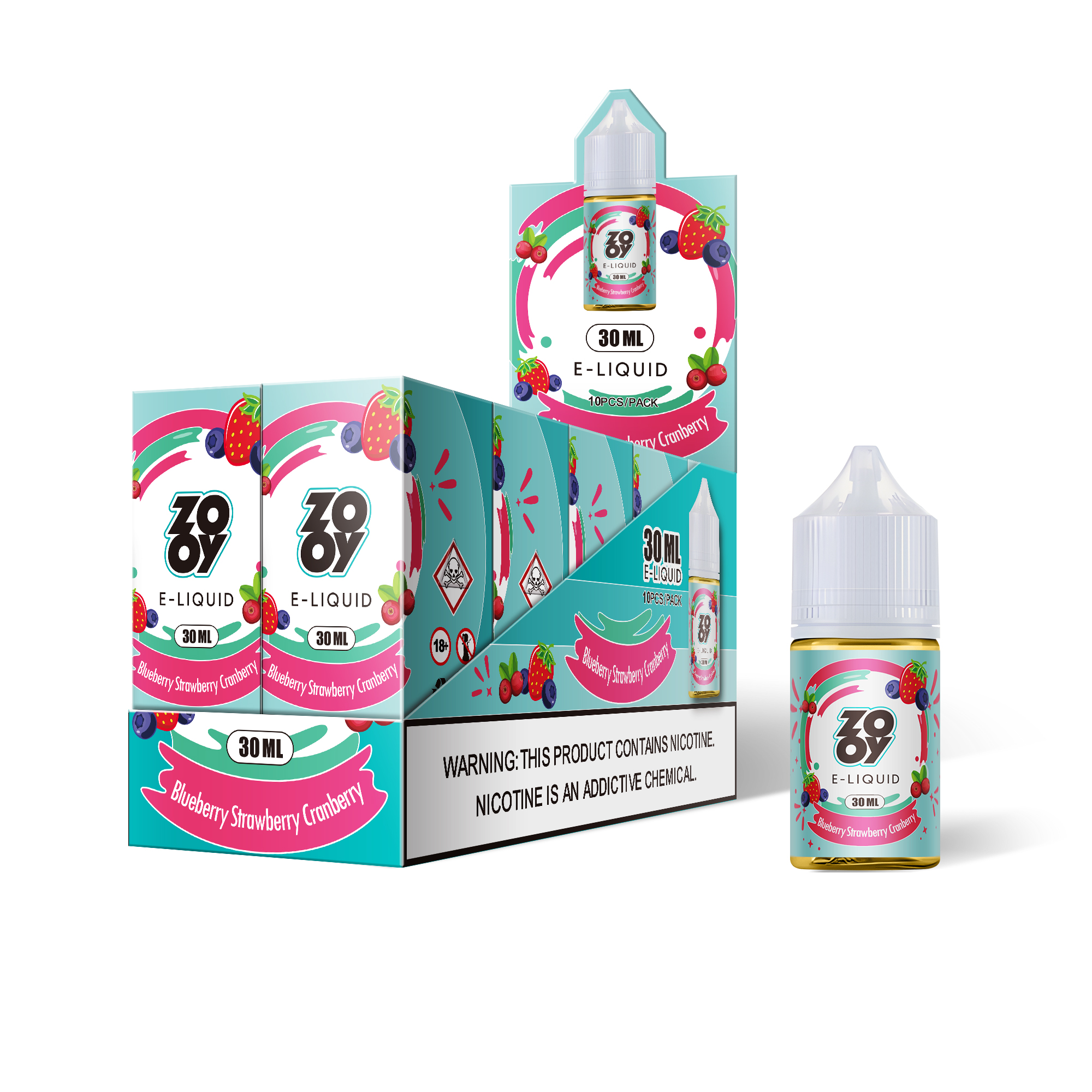 ZOOY 30ML E-Liquid/1 BOX(10 PCS)