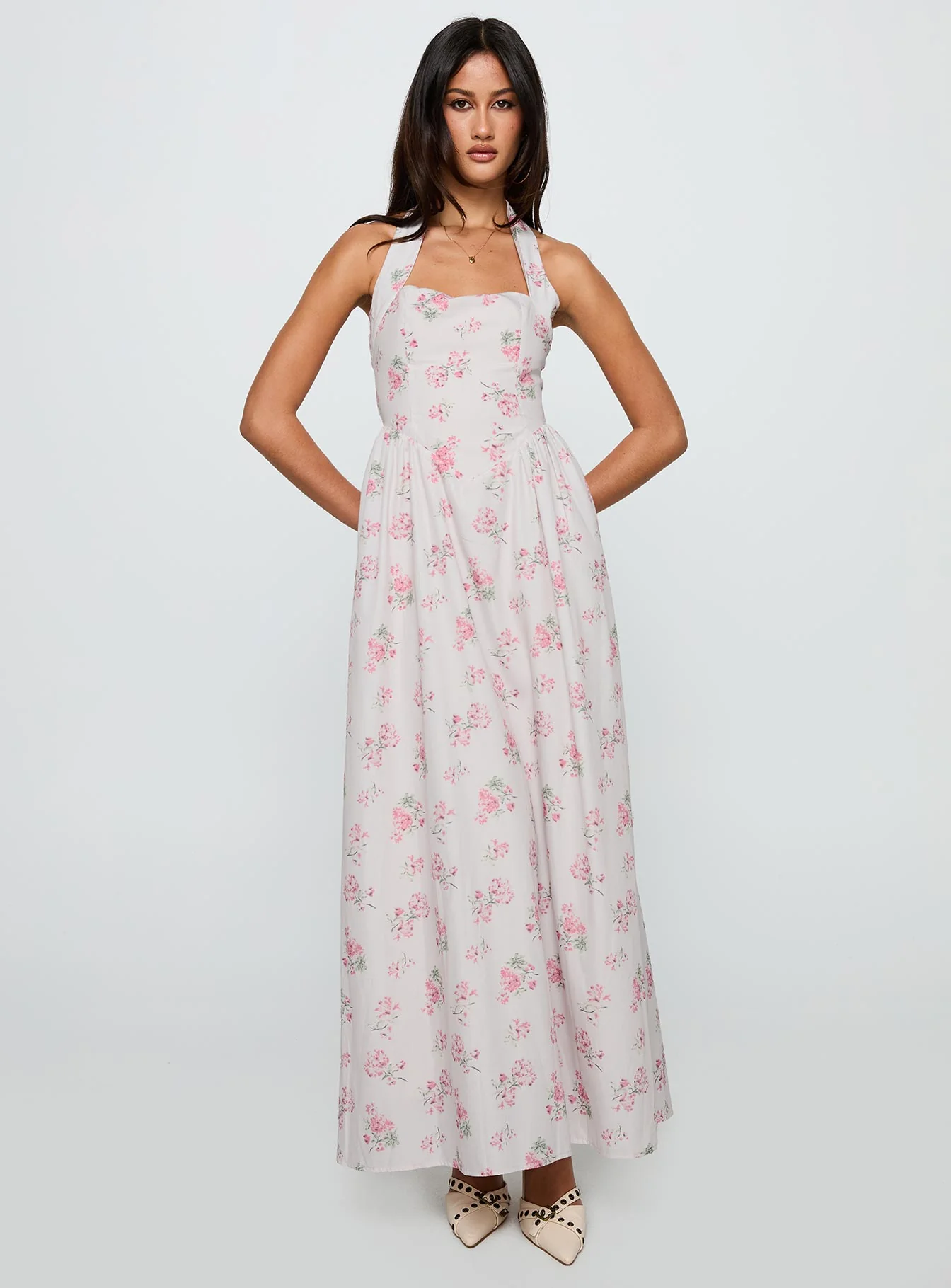 Sunfields Halter Maxi Dress Multi