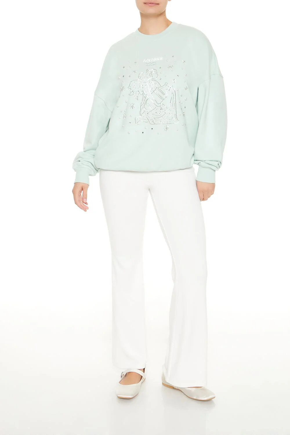 Beaded Aquarius Pullover