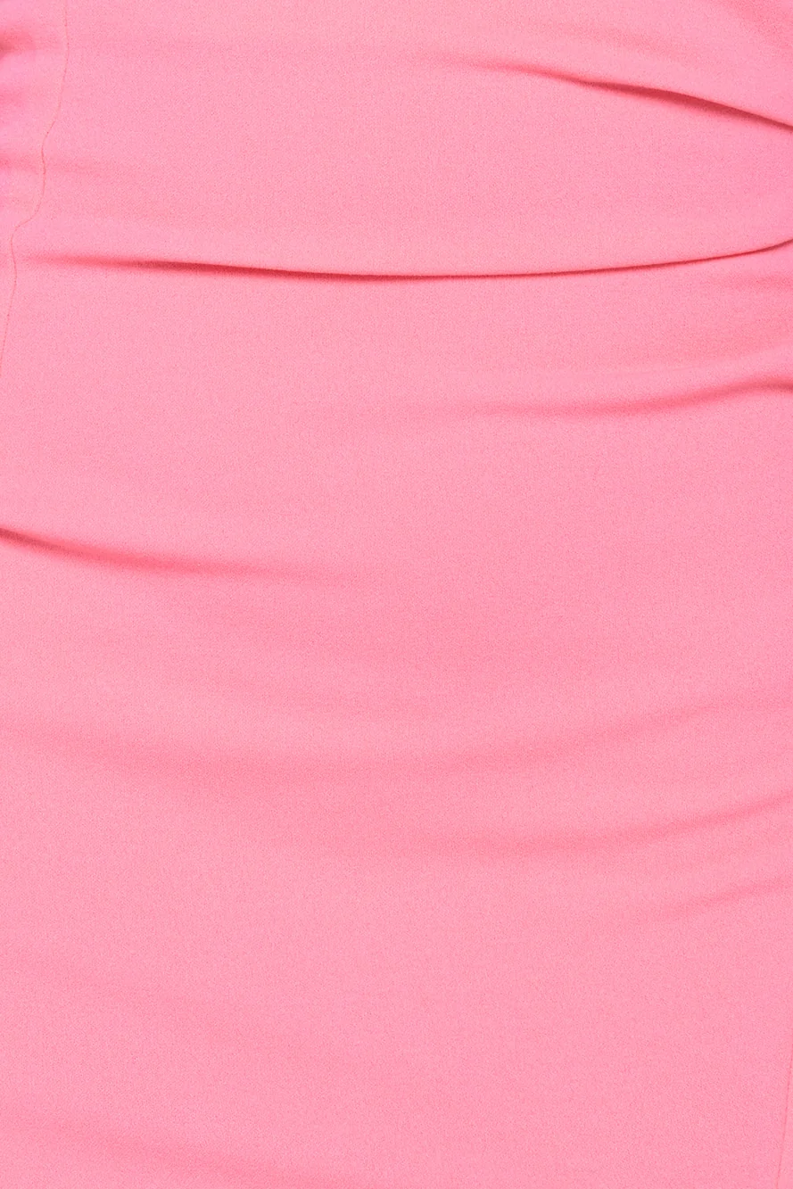 HELLO MOLLY Quiet Dancer Midi Dress Pink