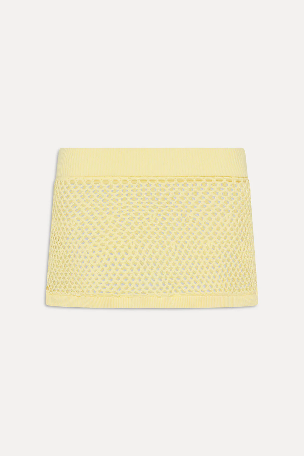Adaline Crochet Mini Skirt - Whipped Butter