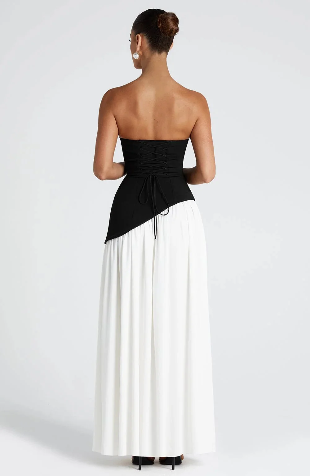 Elthion Strapless Bandage Maxi Dress