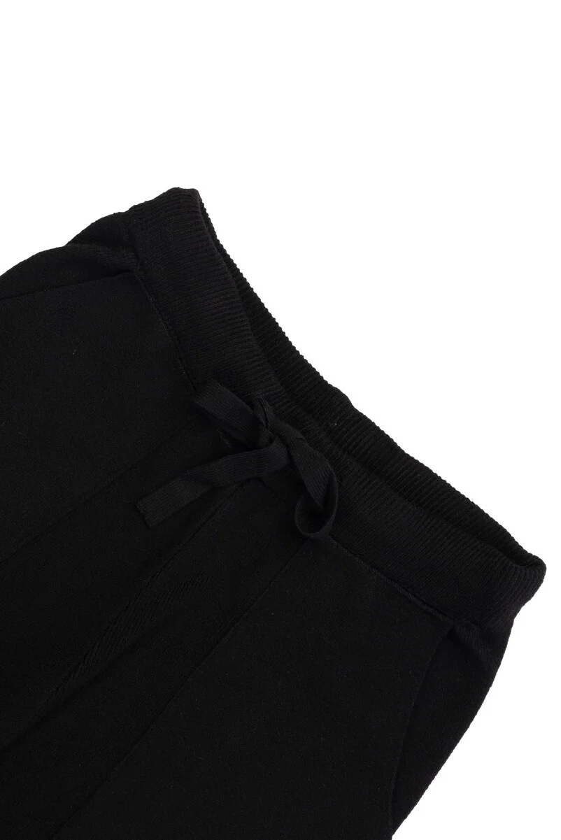 Drawstring Sweater Knit Pants