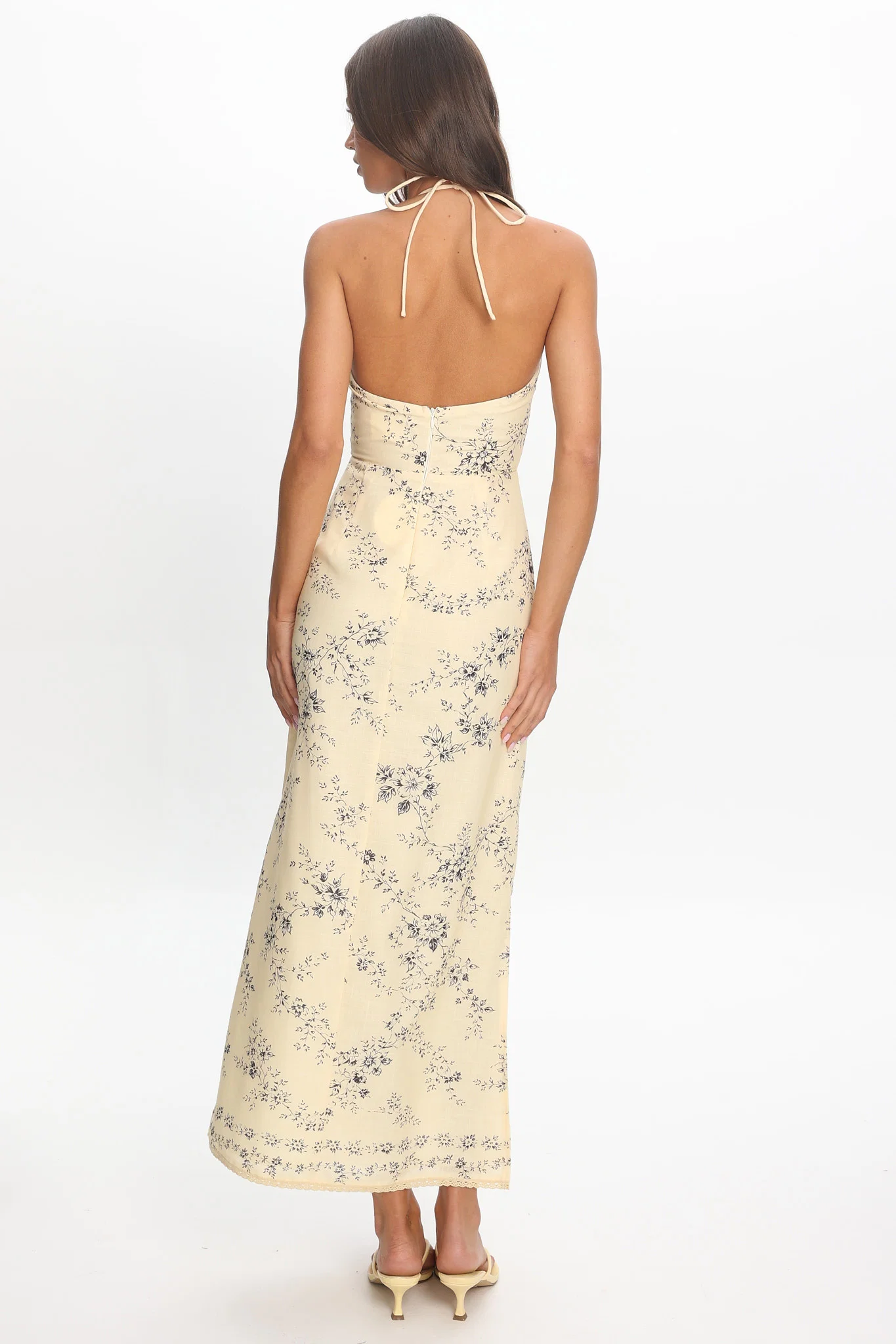 Demona Halter Maxi Dress Butter
