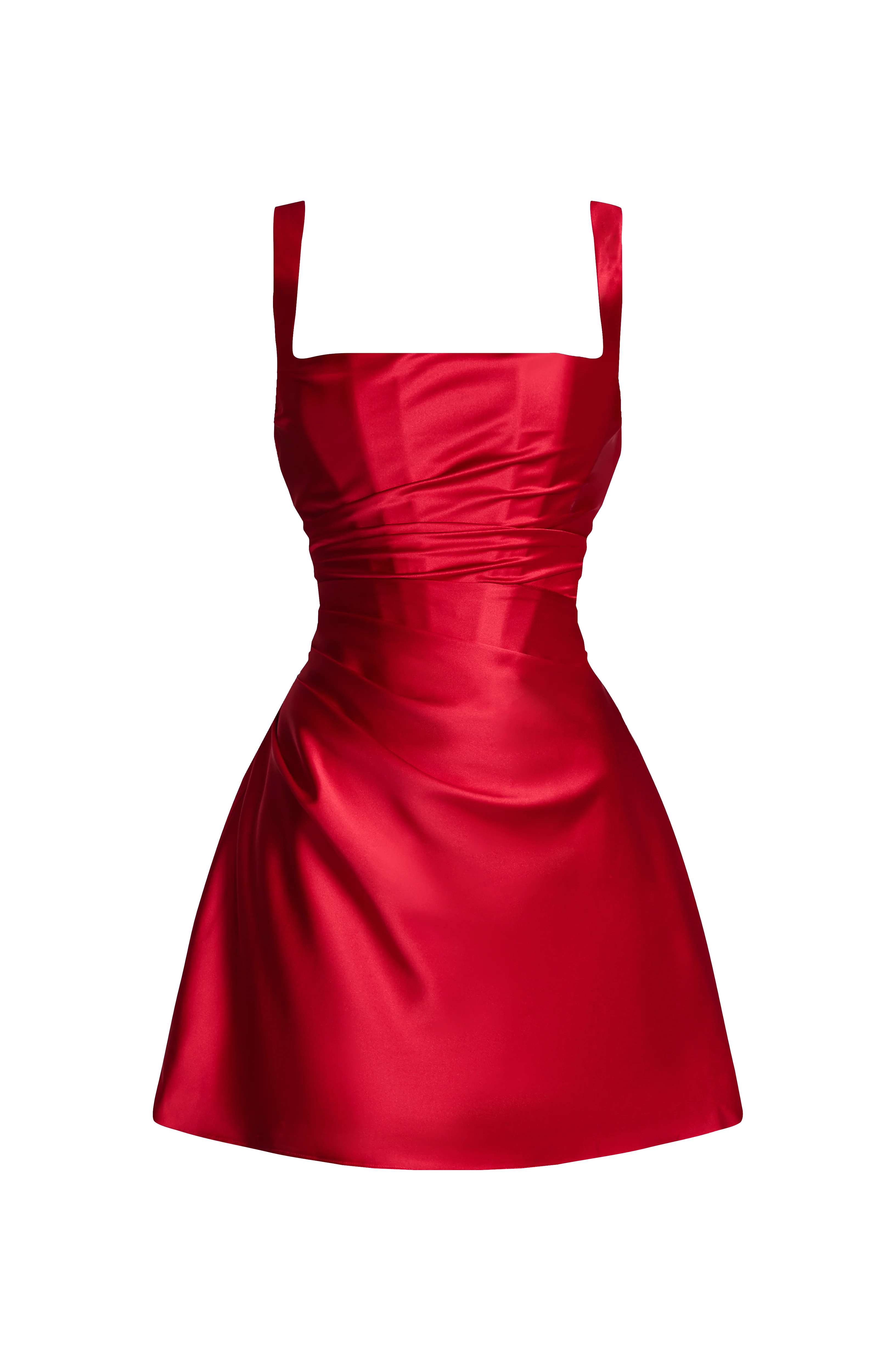 Calanthe Mini Dress - Red