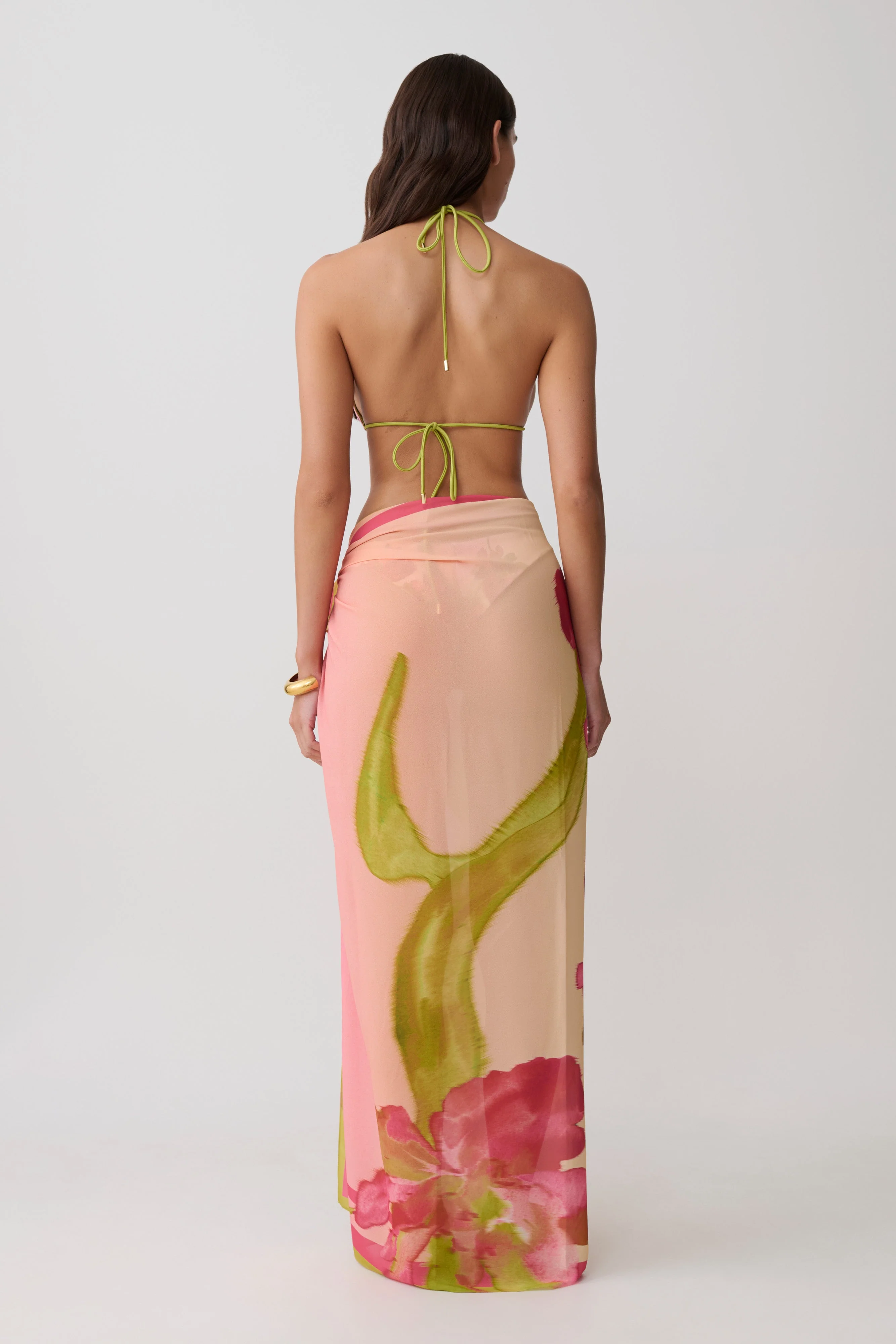 Nena Printed Sarong - Camillea Flower Print