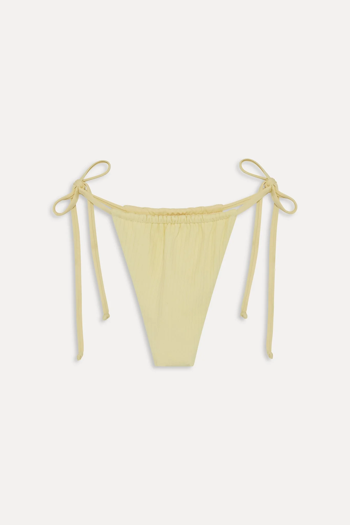 x JENNIE Tia Ribbed Bikini Bottom - Honeycomb