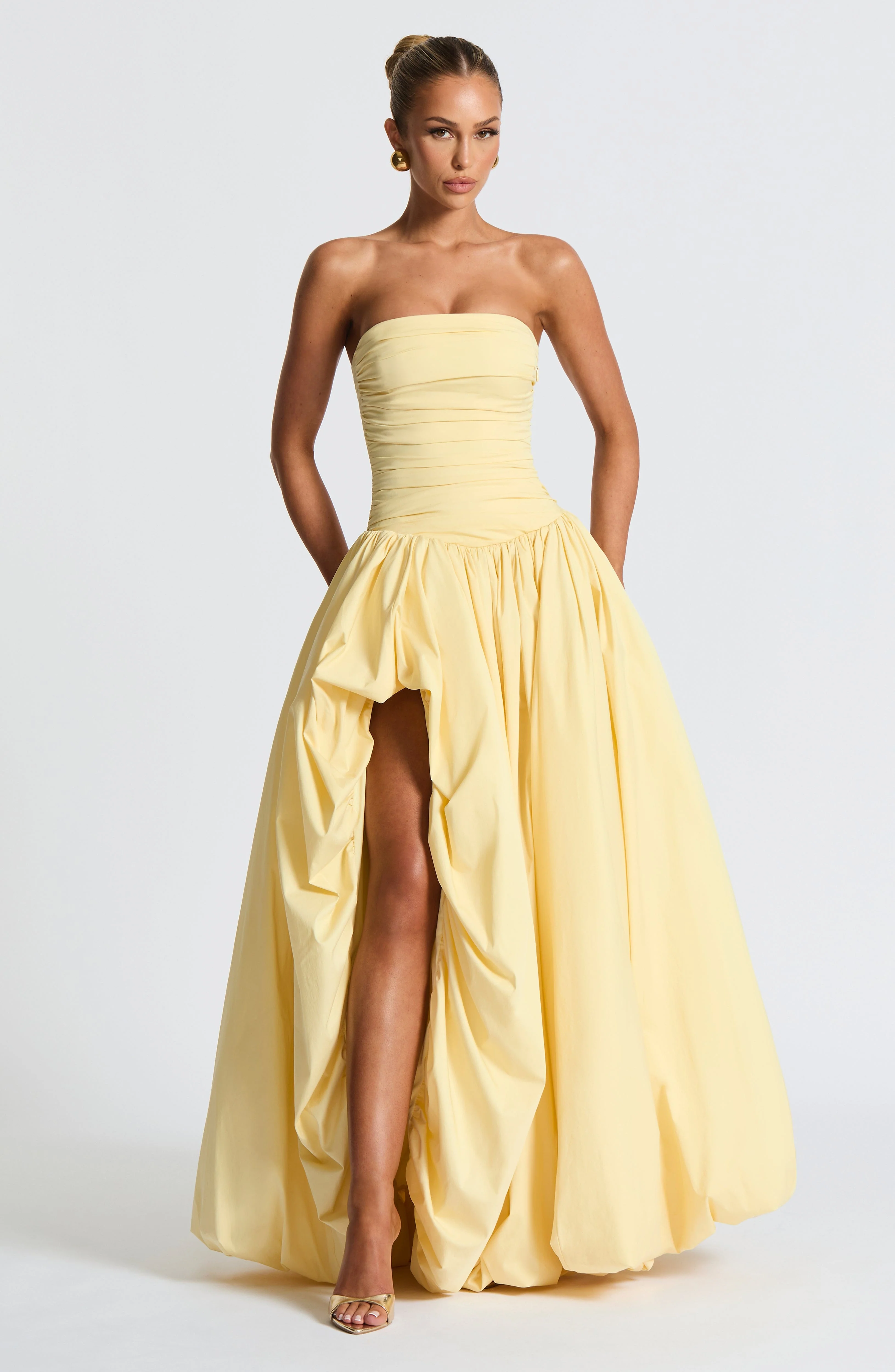 Jillian Maxi Dress - Lemon