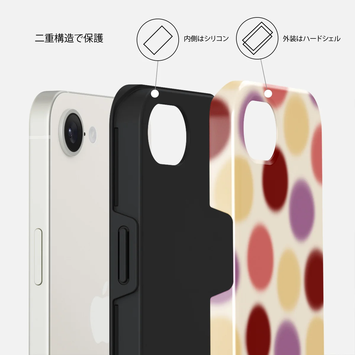 Double Trouble - iPhone 16e ケース