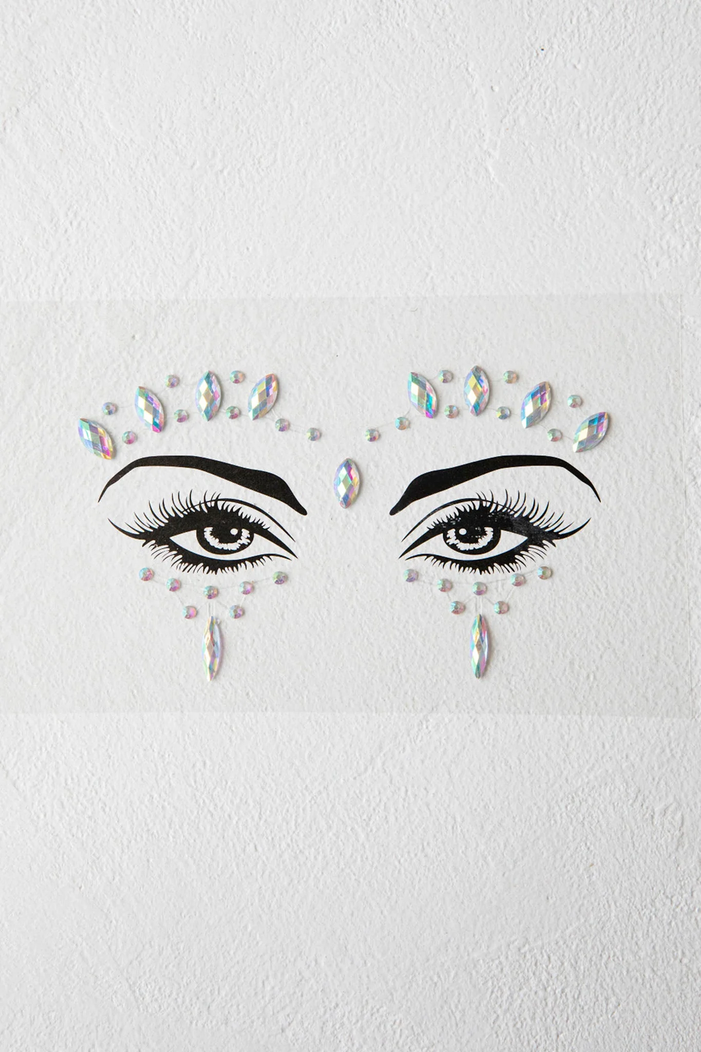 Electric Nights Face Jewels Multi C
