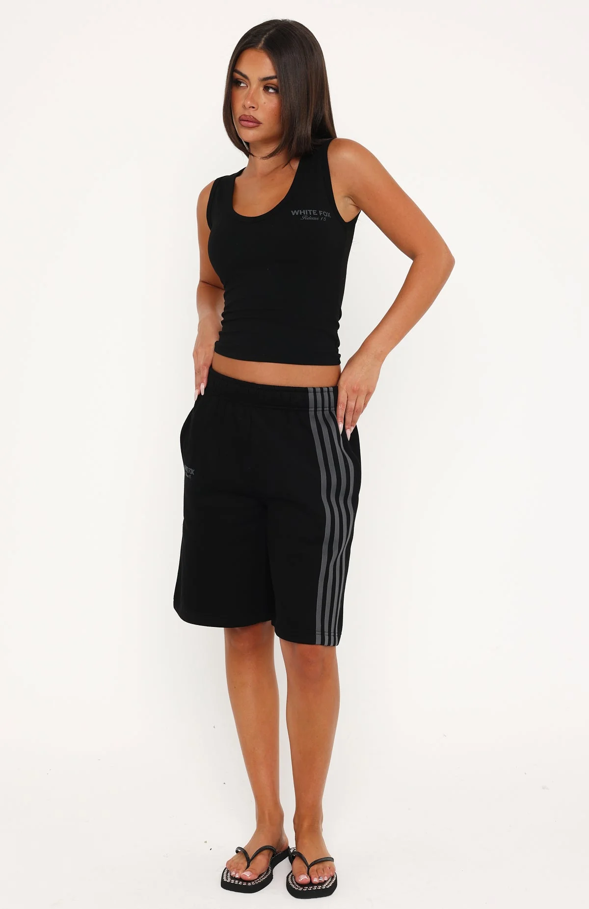 Release 15 Asalia V Neck Top Black