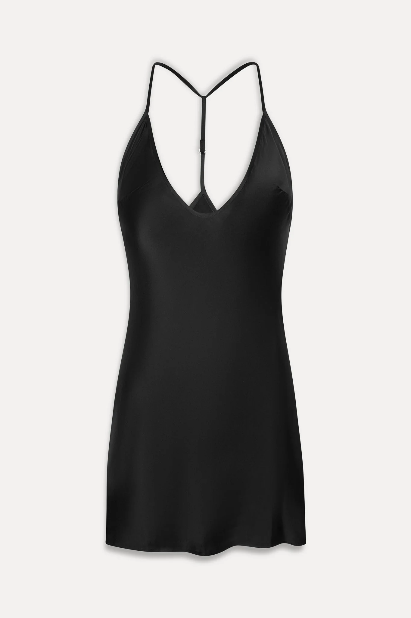 x JENNIE Colette Silk Mini Dress - Black