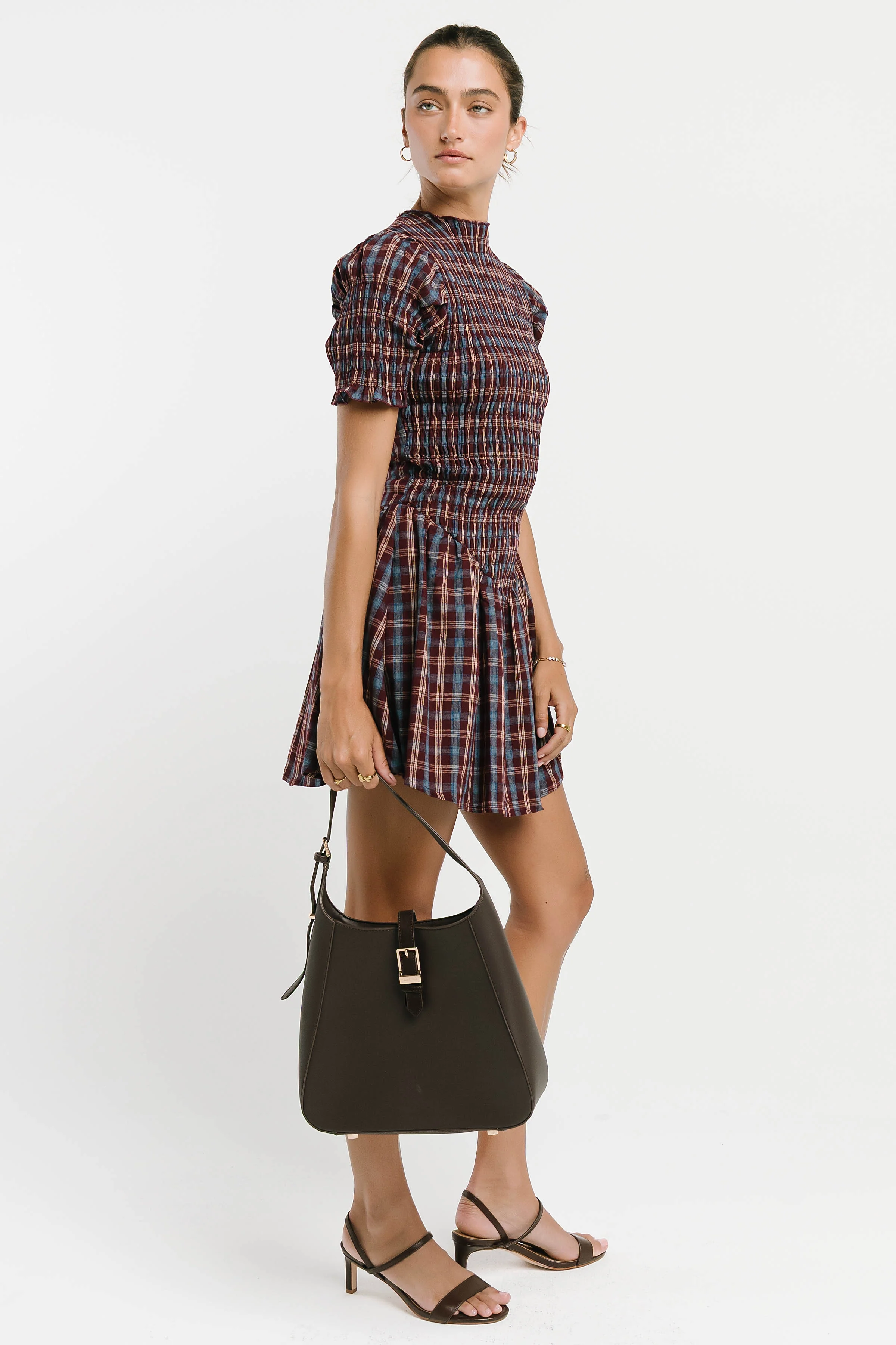 Maria Plaid Mini Dress