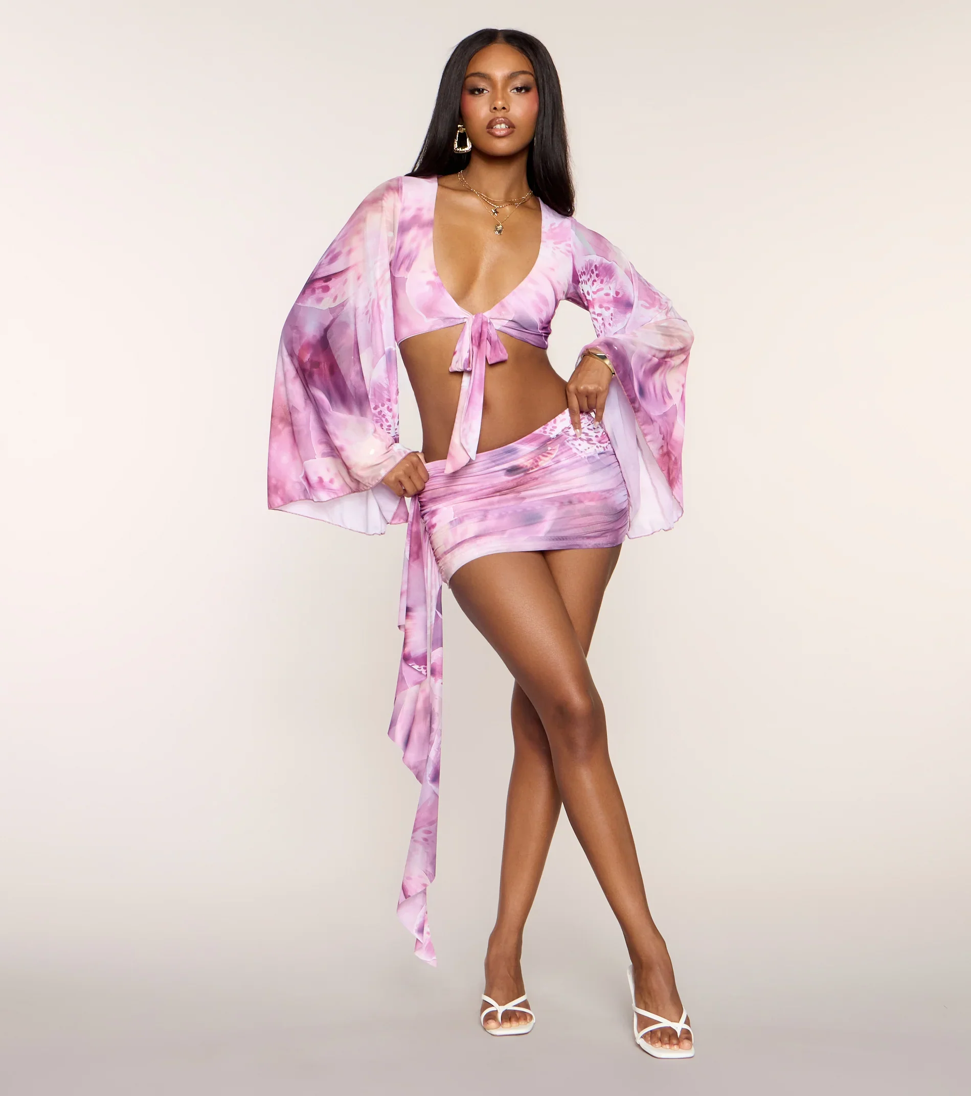 Dream State Ruffle Mini Skirt
