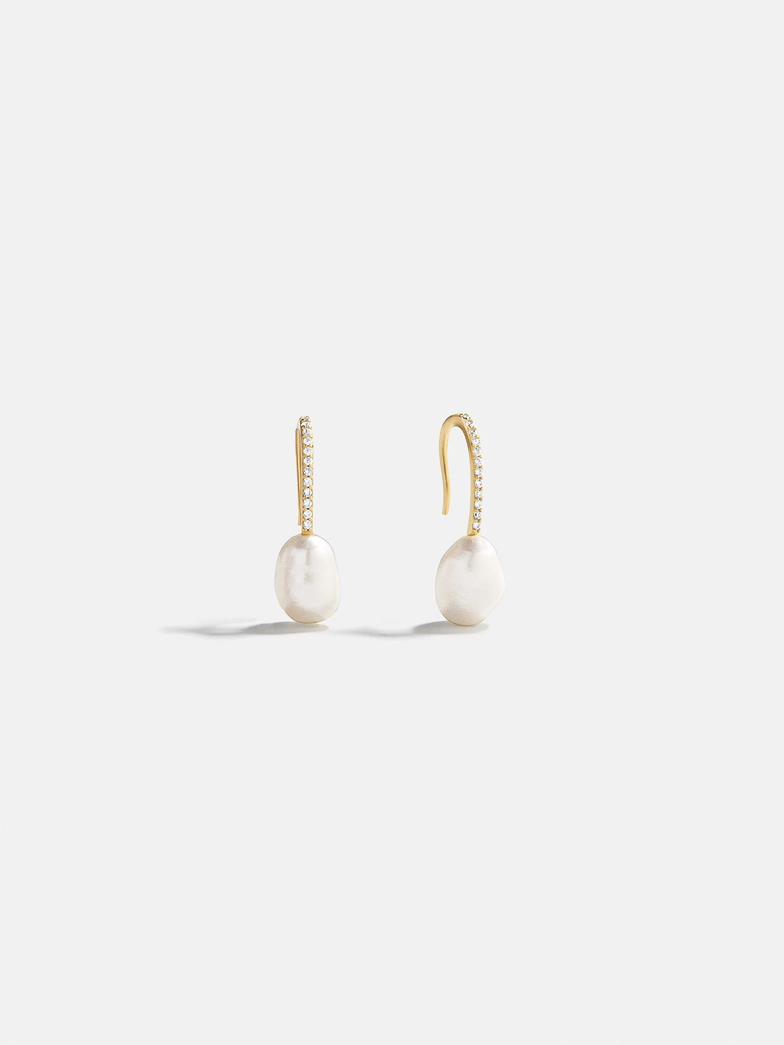 Barbra 18K Gold Pearl Earrings - Gold/Pearl