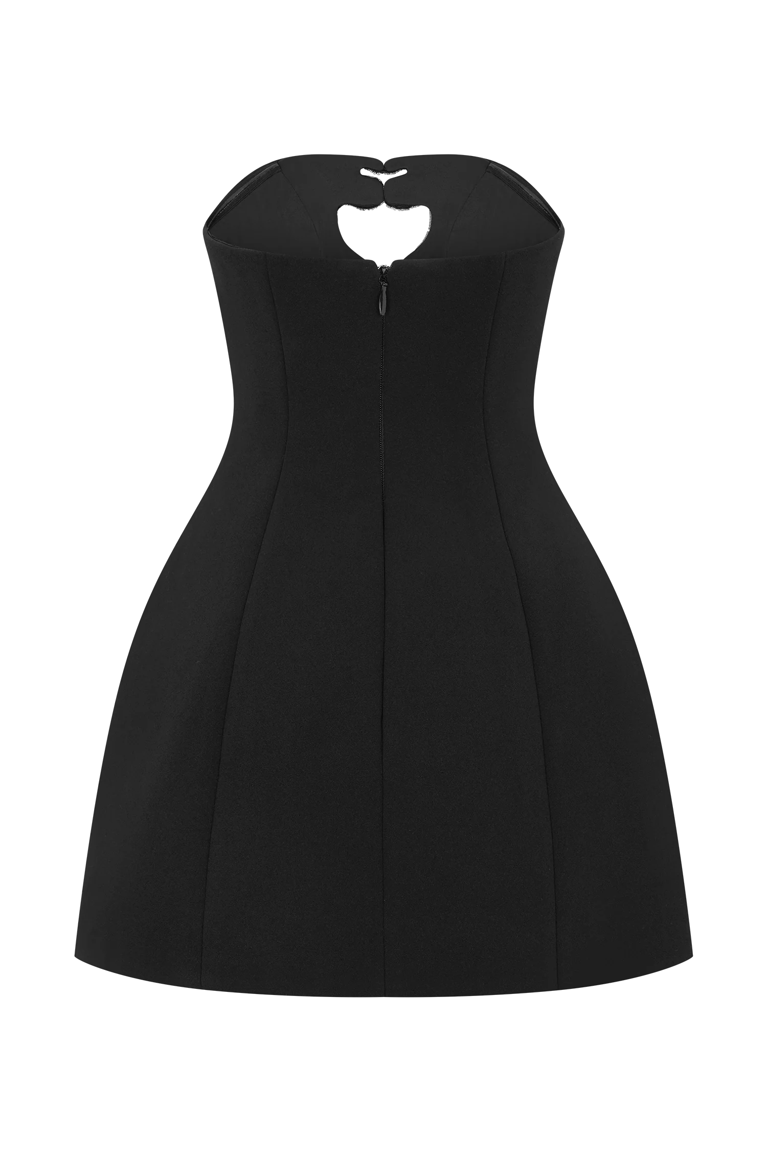 Hilda Embellished Strapless Mini Dress - Black