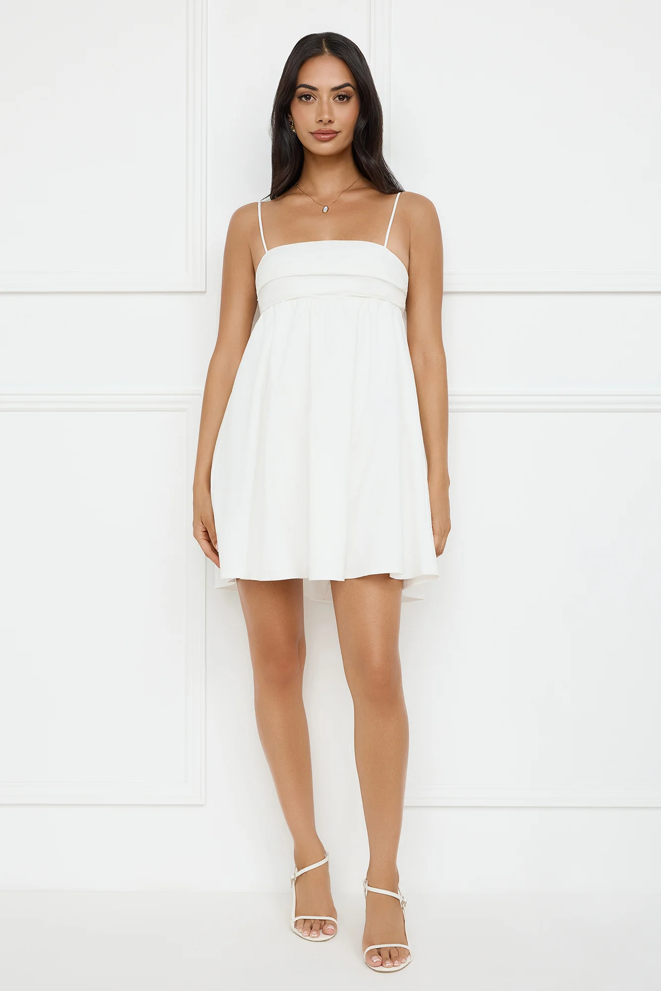 Sands Of Paradise Mini Dress White - luluinthesky