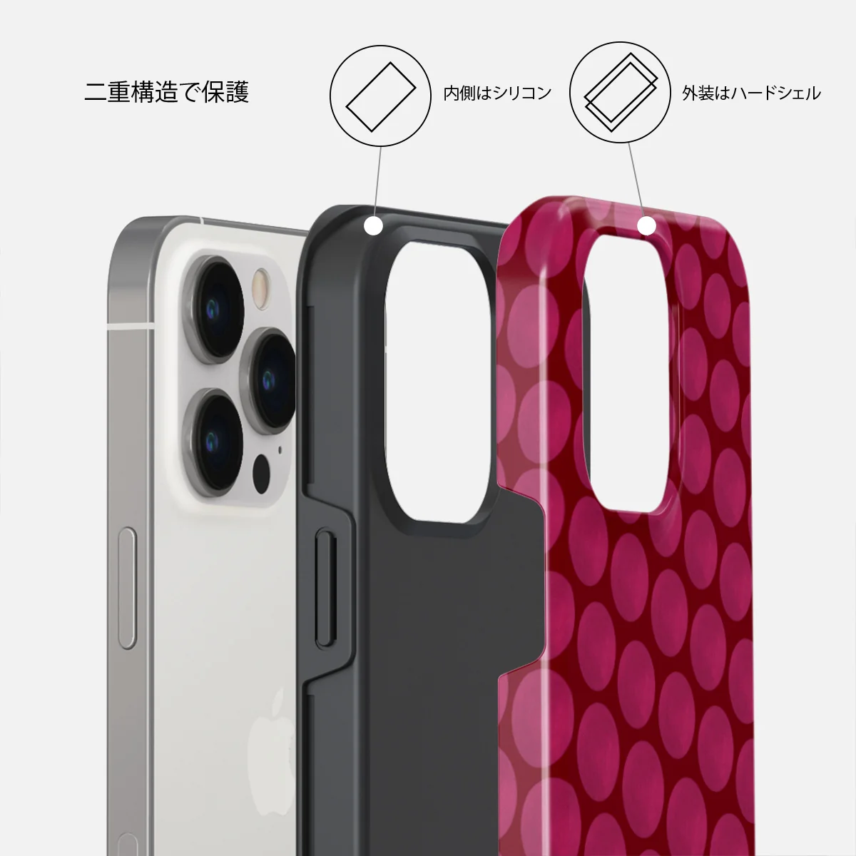 Reset Button - iPhone 13 Pro ケース