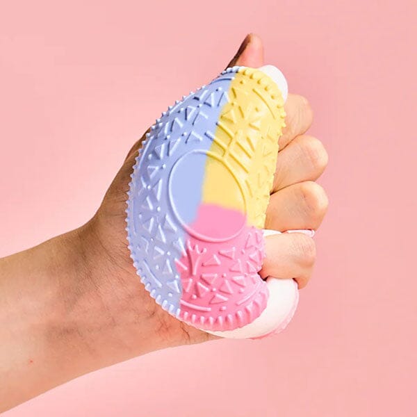 SqueezeSquad Taba Deluxe Premium Silicone Squishies® Fidget Toy - Sandwich Cookie