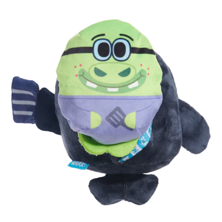 Hash-Slinging Slasher Plush 2-in-1 Rip and Reveal Dog Toy