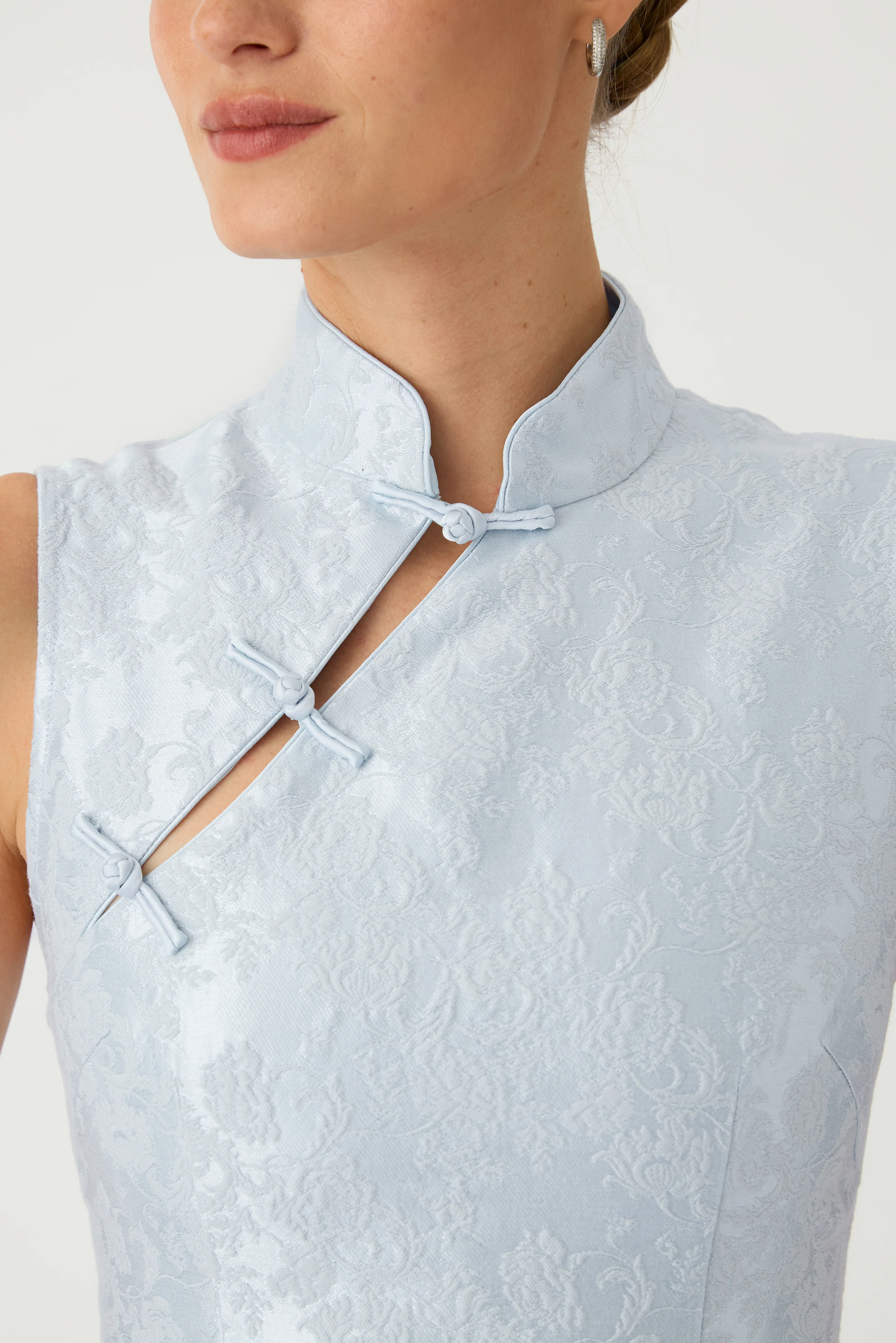 Ines Brocade Mini Dress