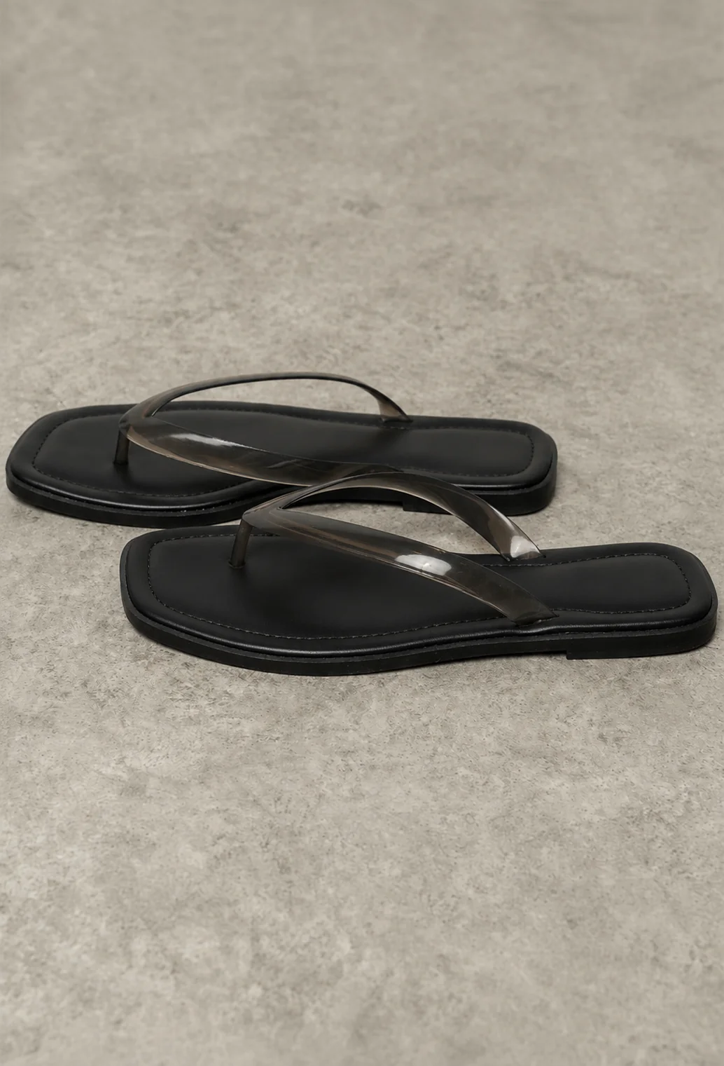 Trixie Jelly Sandal in Black