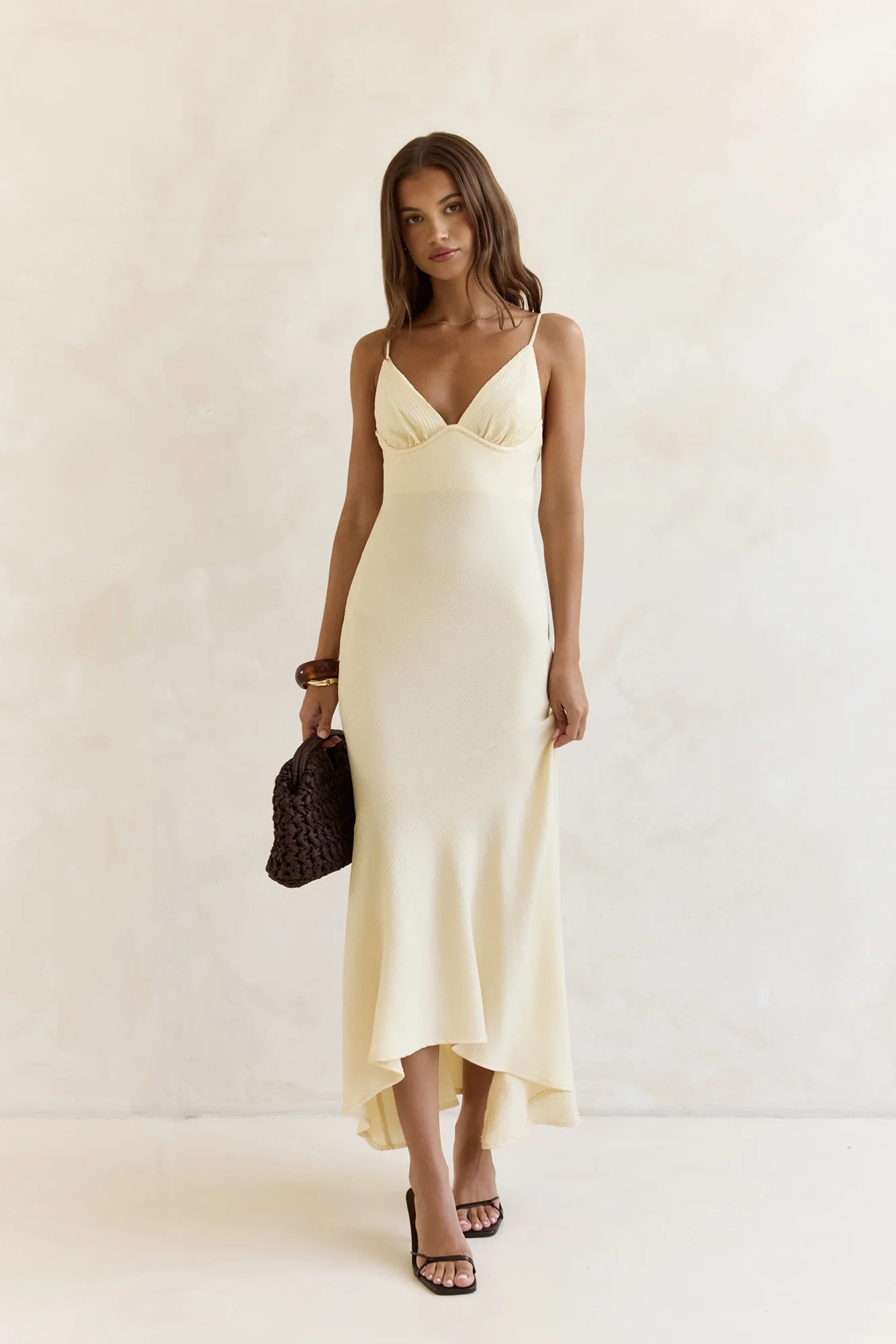 Moving Moments Maxi Dress Yellow - luluinthesky