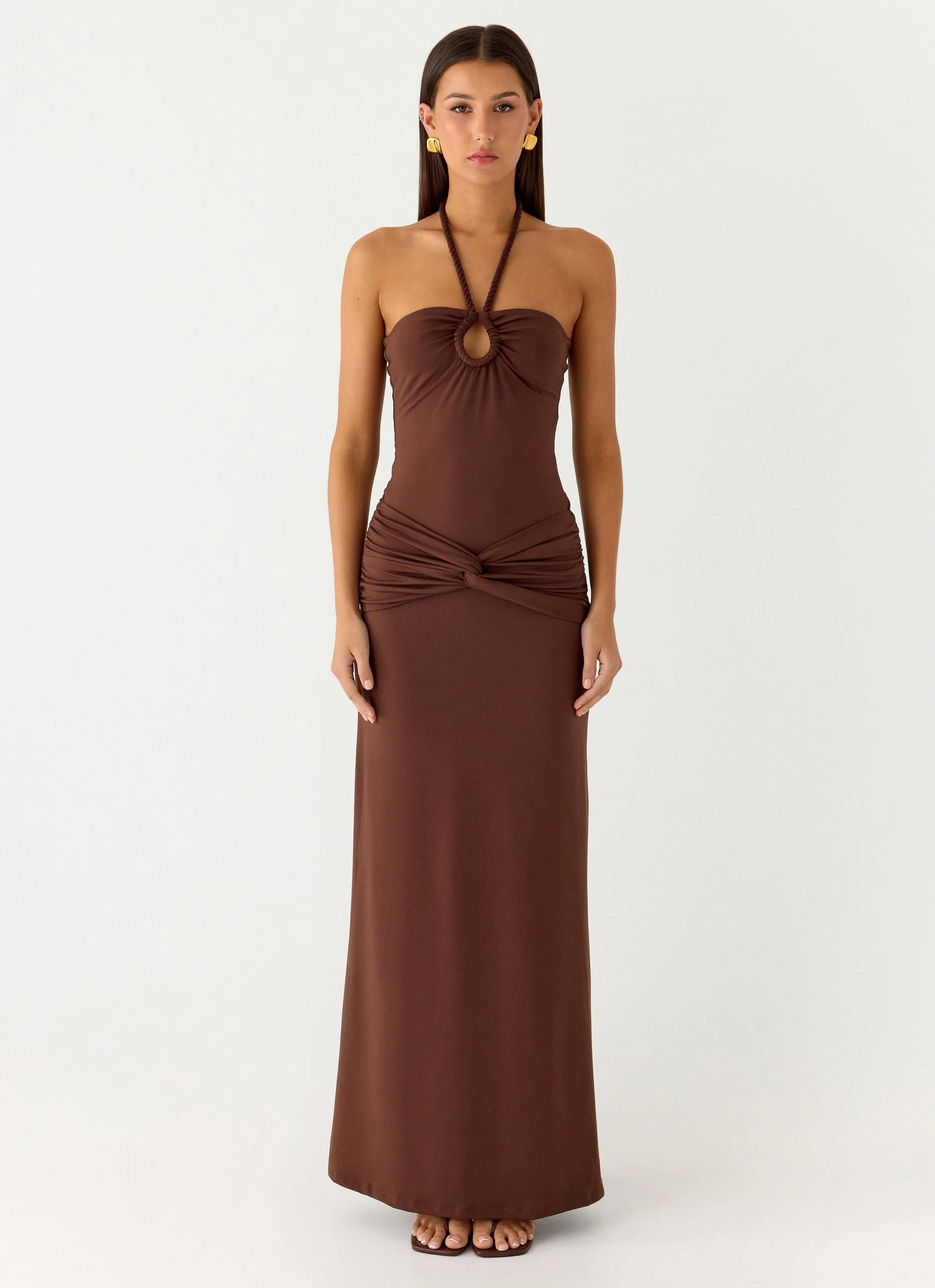Sacred Maxi Dress - Chocolate