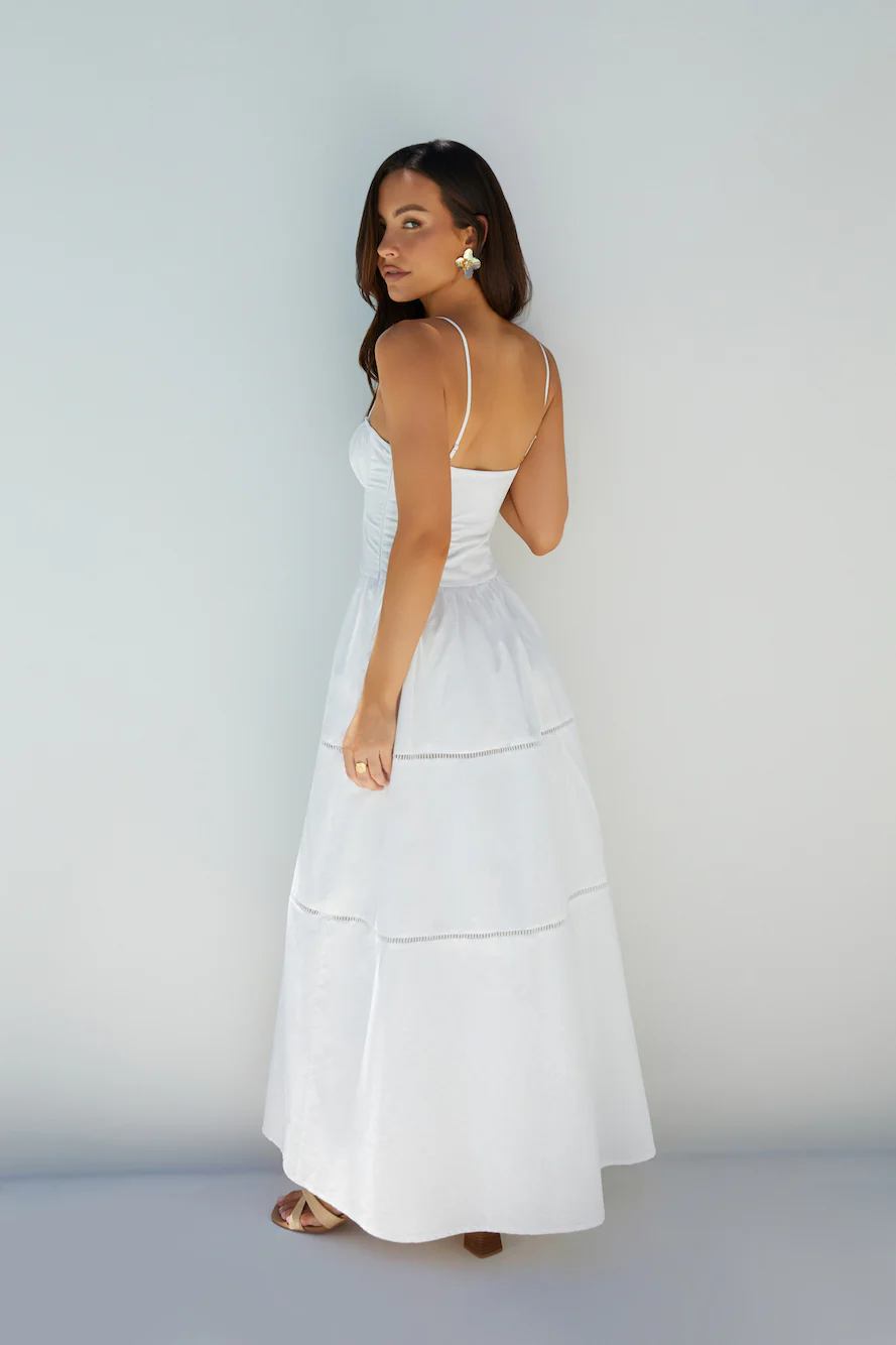 Mandy More Maxi Dress White