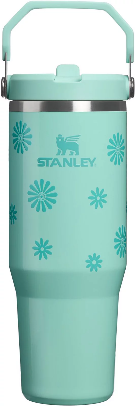 Stanley 30 oz. IceFlow 2.0 Flip Straw Tumbler - Teal Daisies