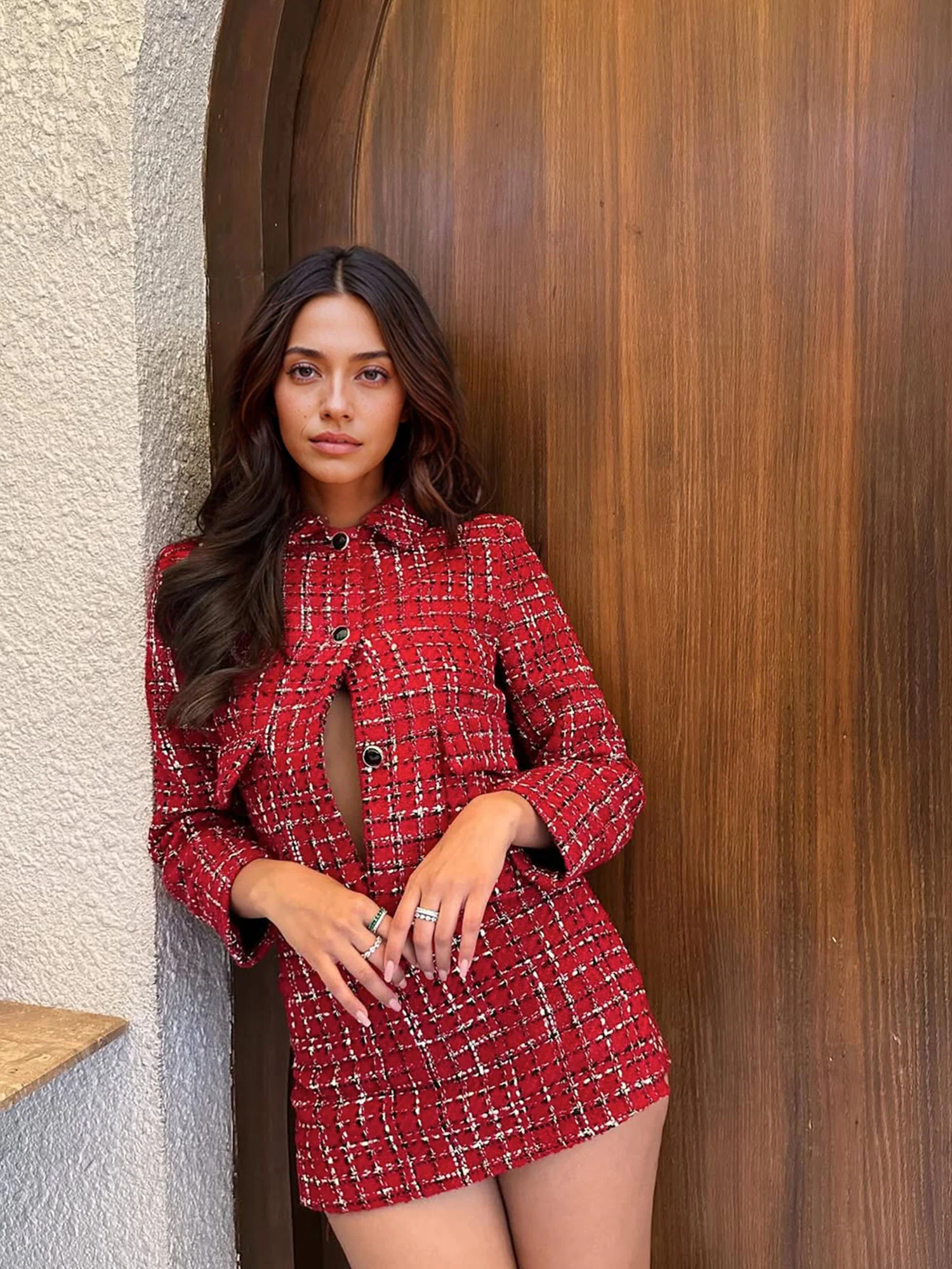 Classic Mini Tweed Skirt