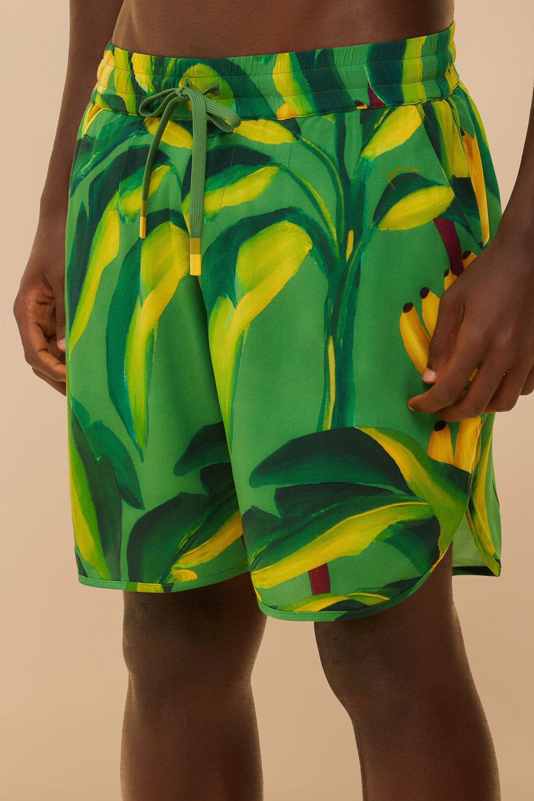 Green Banana Aquarela  Shorts