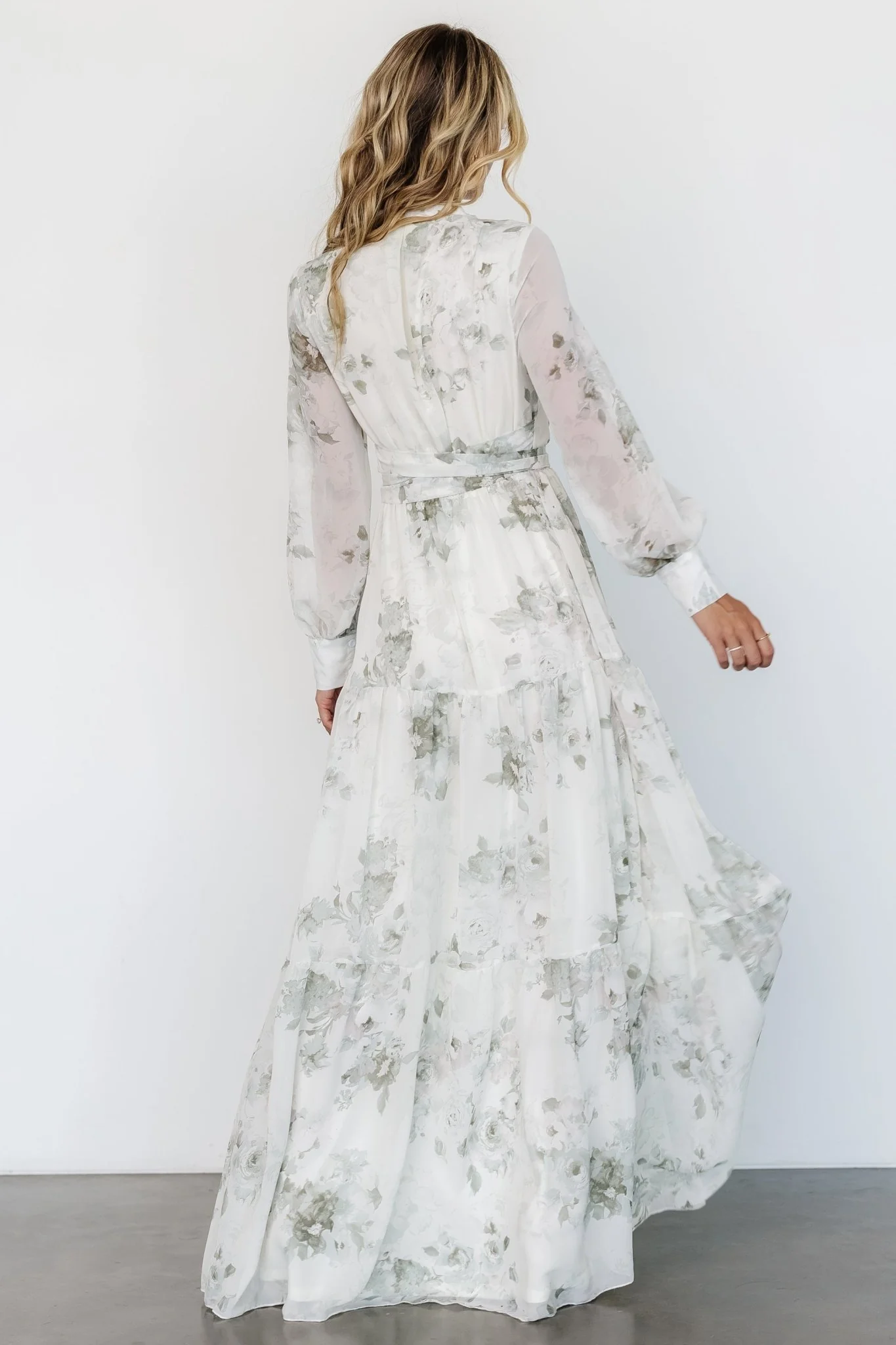 Lizette Maxi Dress | Sage Print - luluinthesky