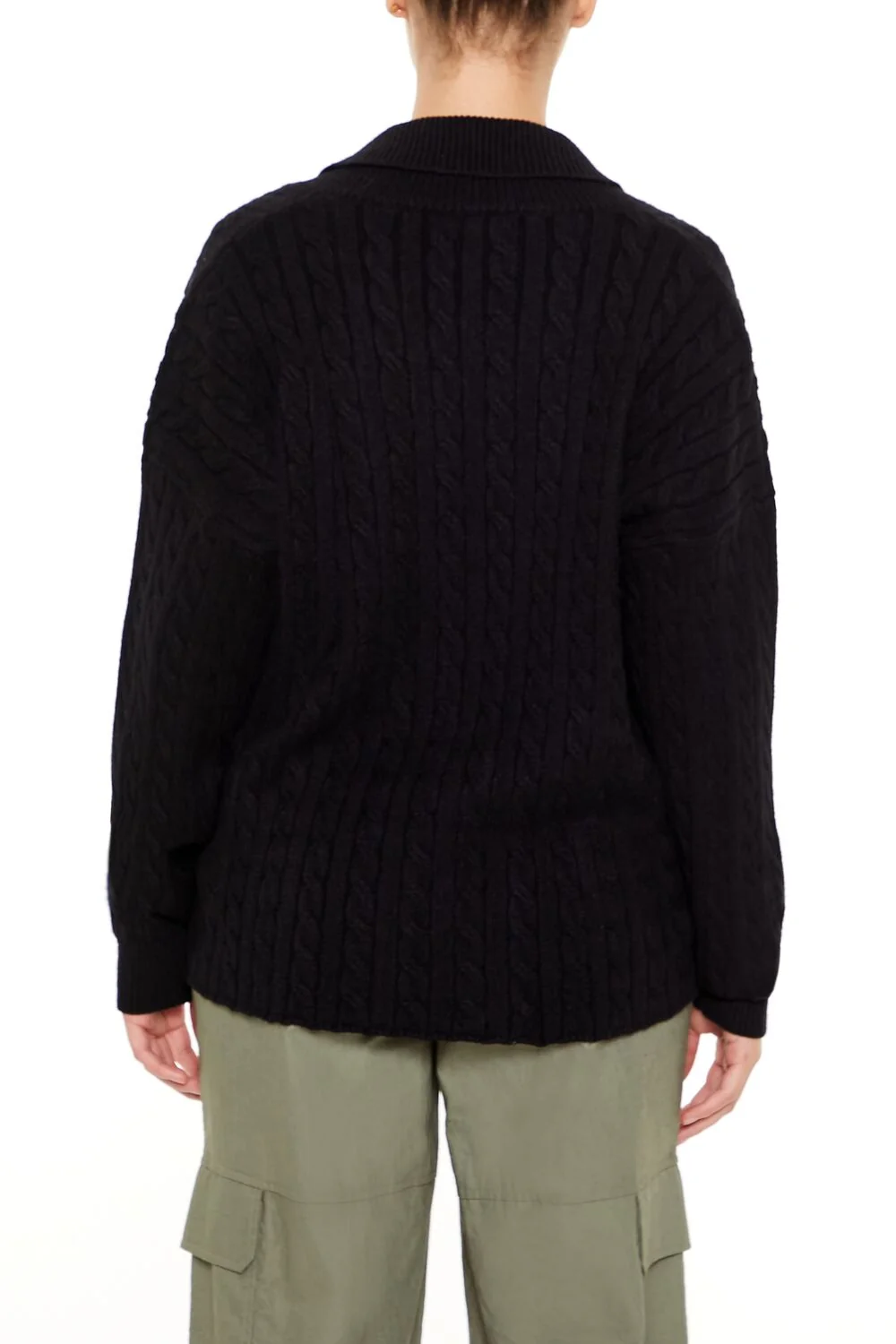 Double-Breasted Cardigan Sweater