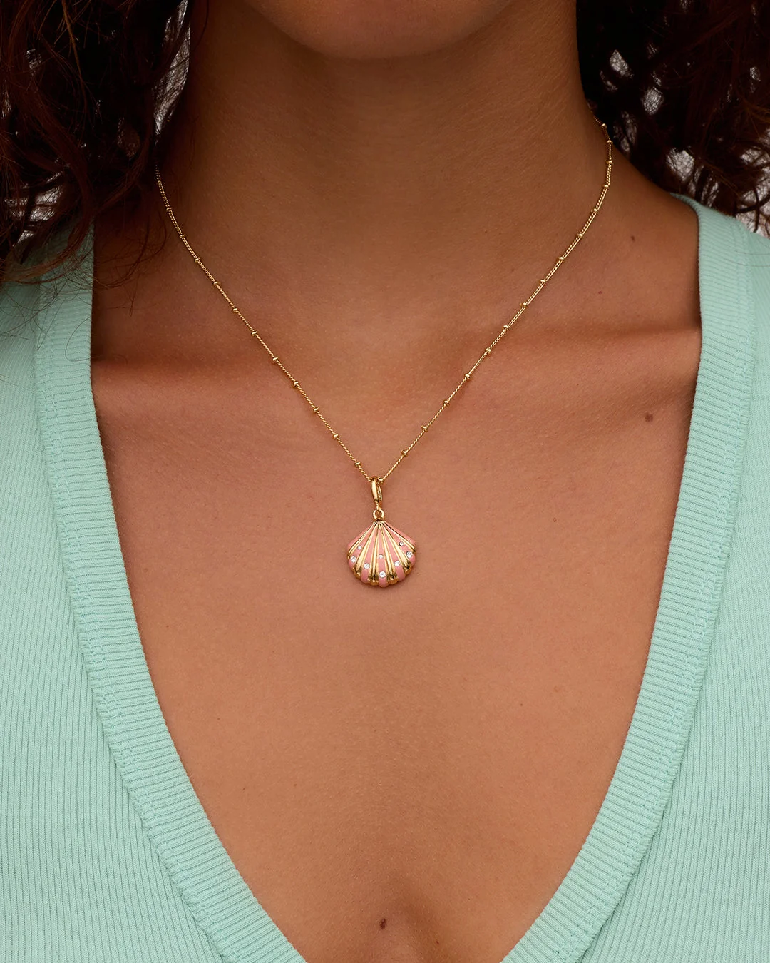 Scallop Shimmer Parker Charm
