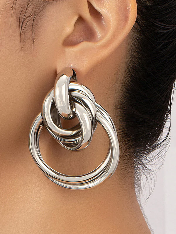 Geometric Drop Earrings