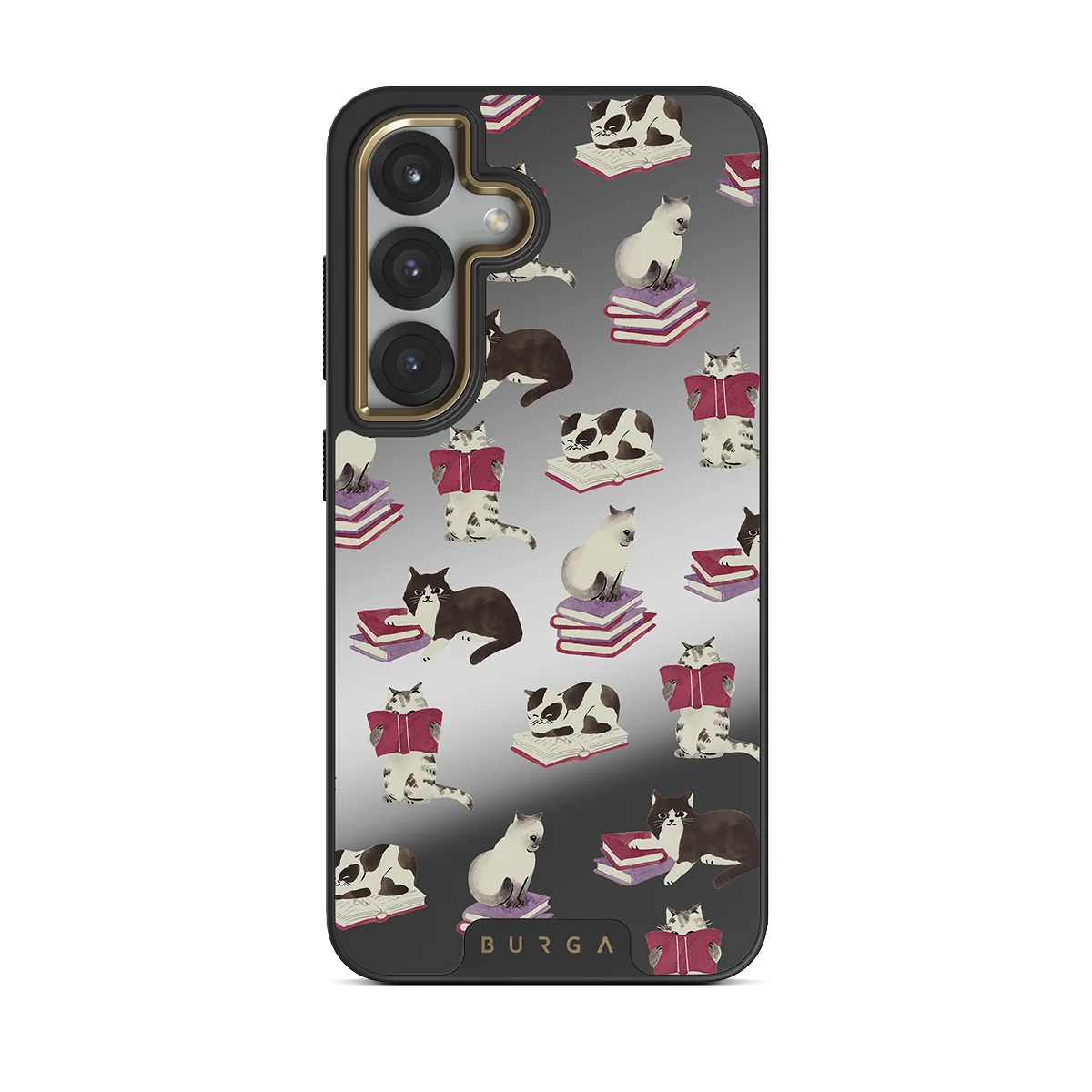 Curious Cat - Samsung Galaxy S25 ケース