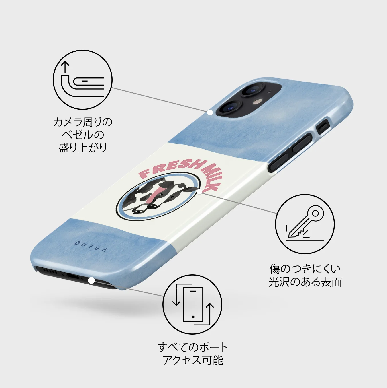 Milkshake - iPhone 12 Mini ケース