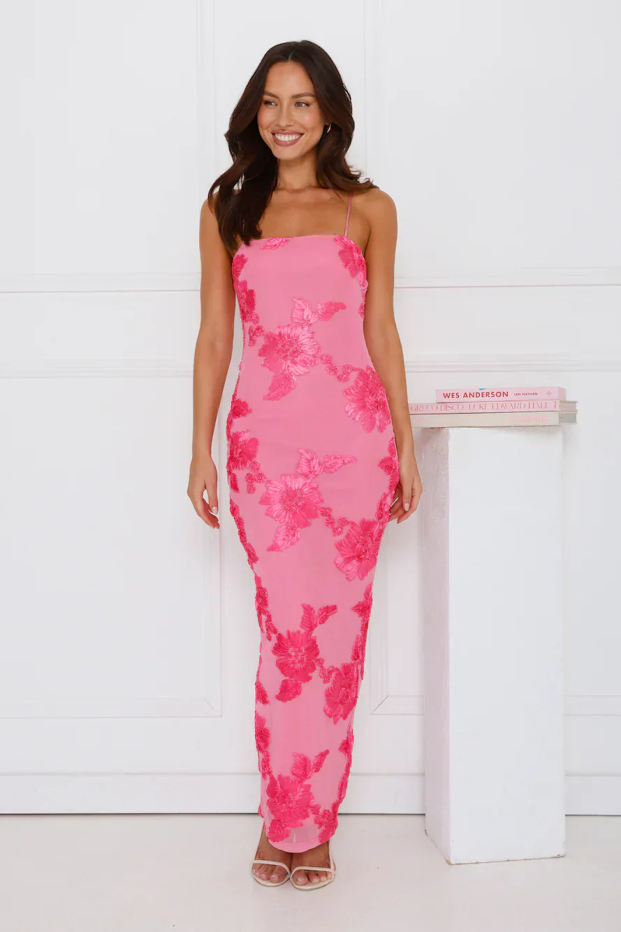 Estelle Mesh Maxi Dress