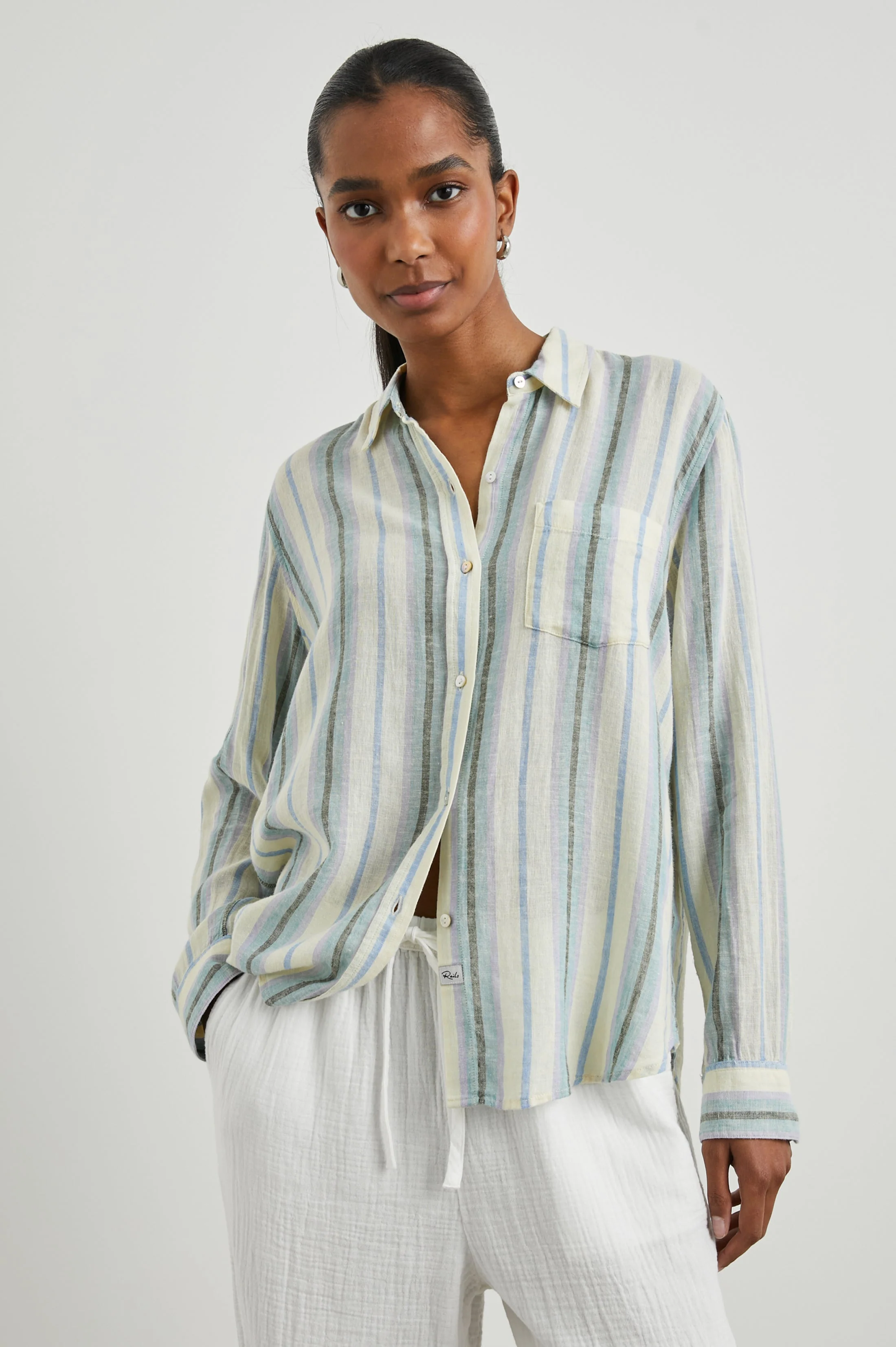 Charli Shirt - Catania Stripe