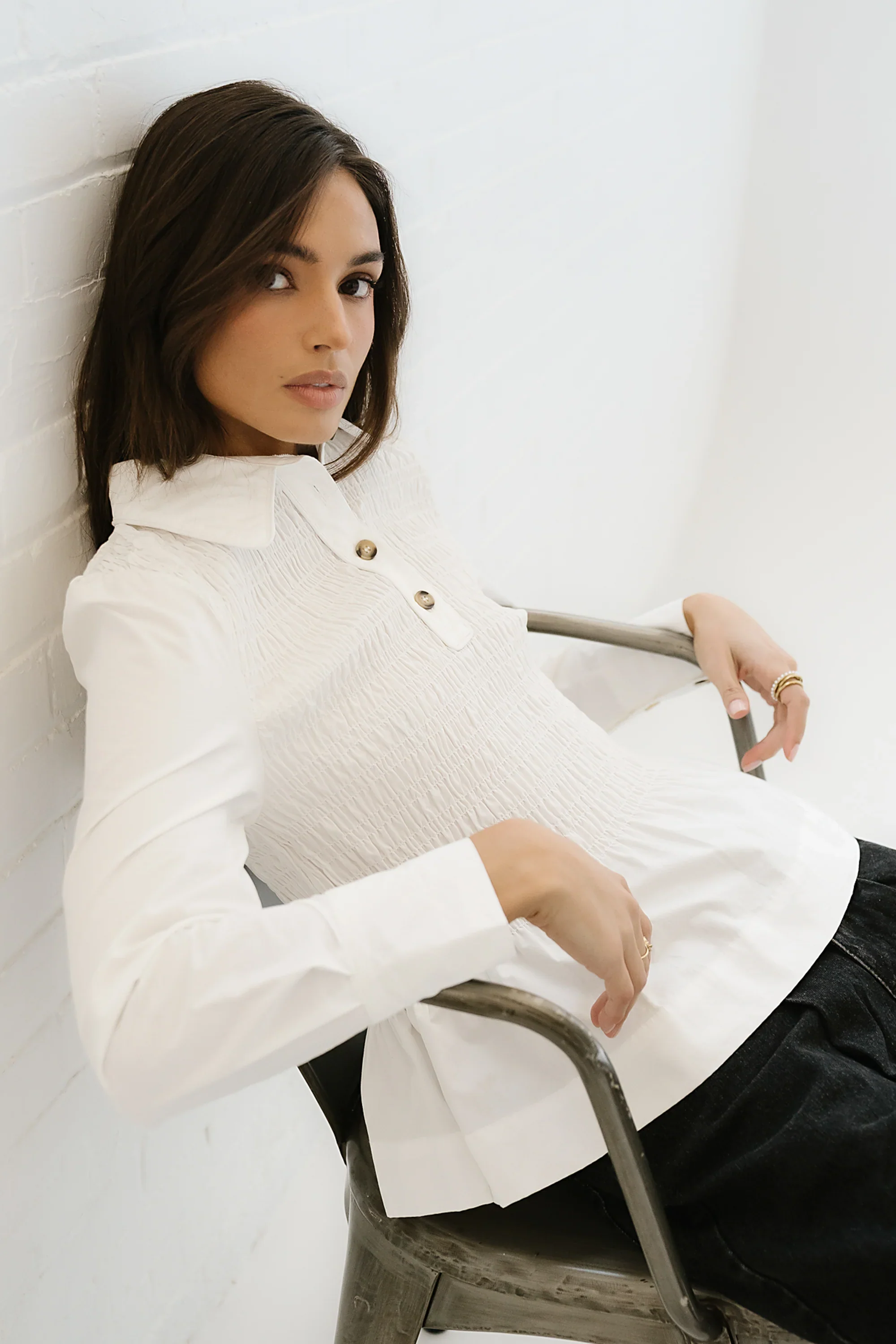 Pauly Smocked Blouse