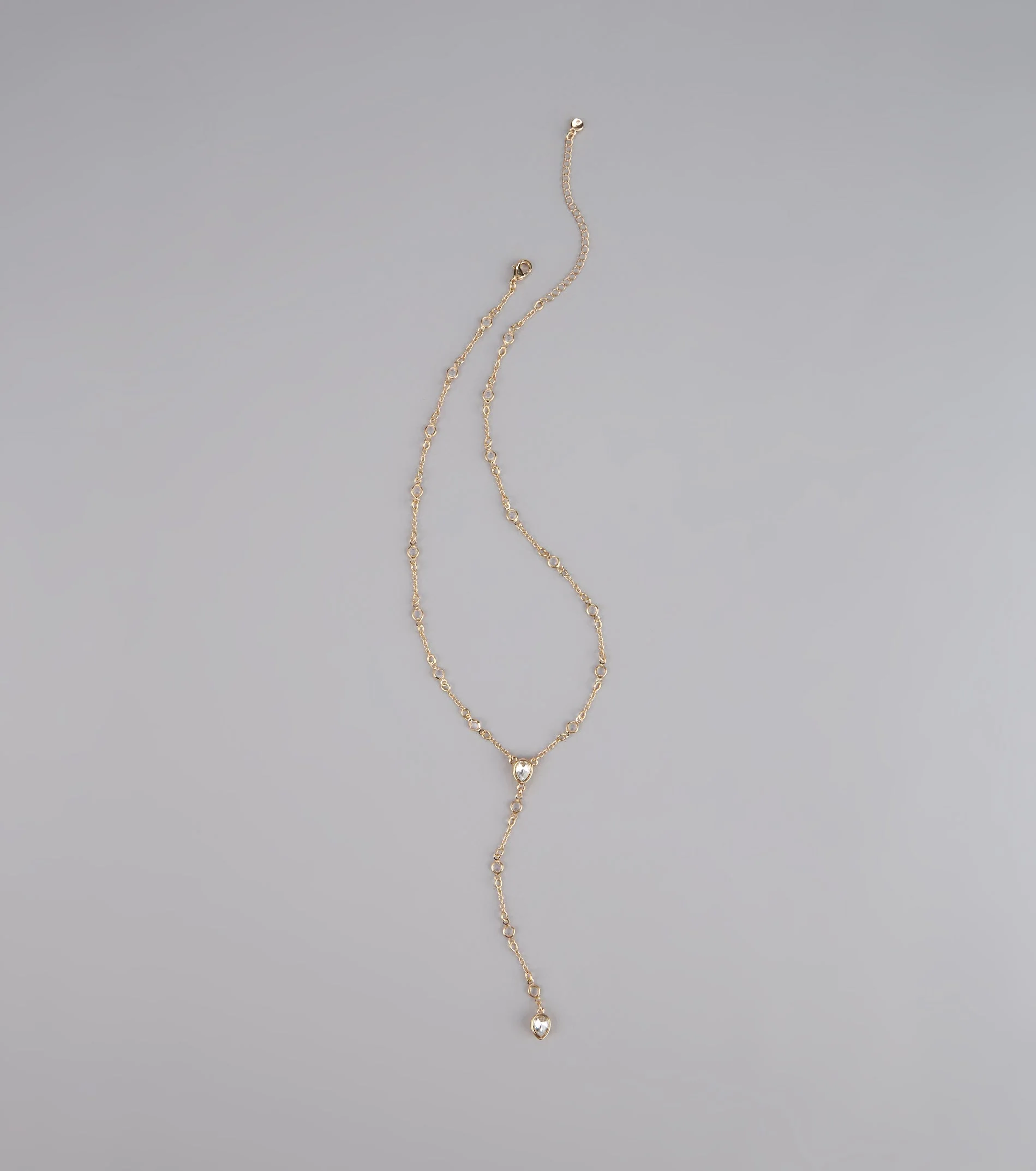 Dainty Glow Rhinestone Necklace