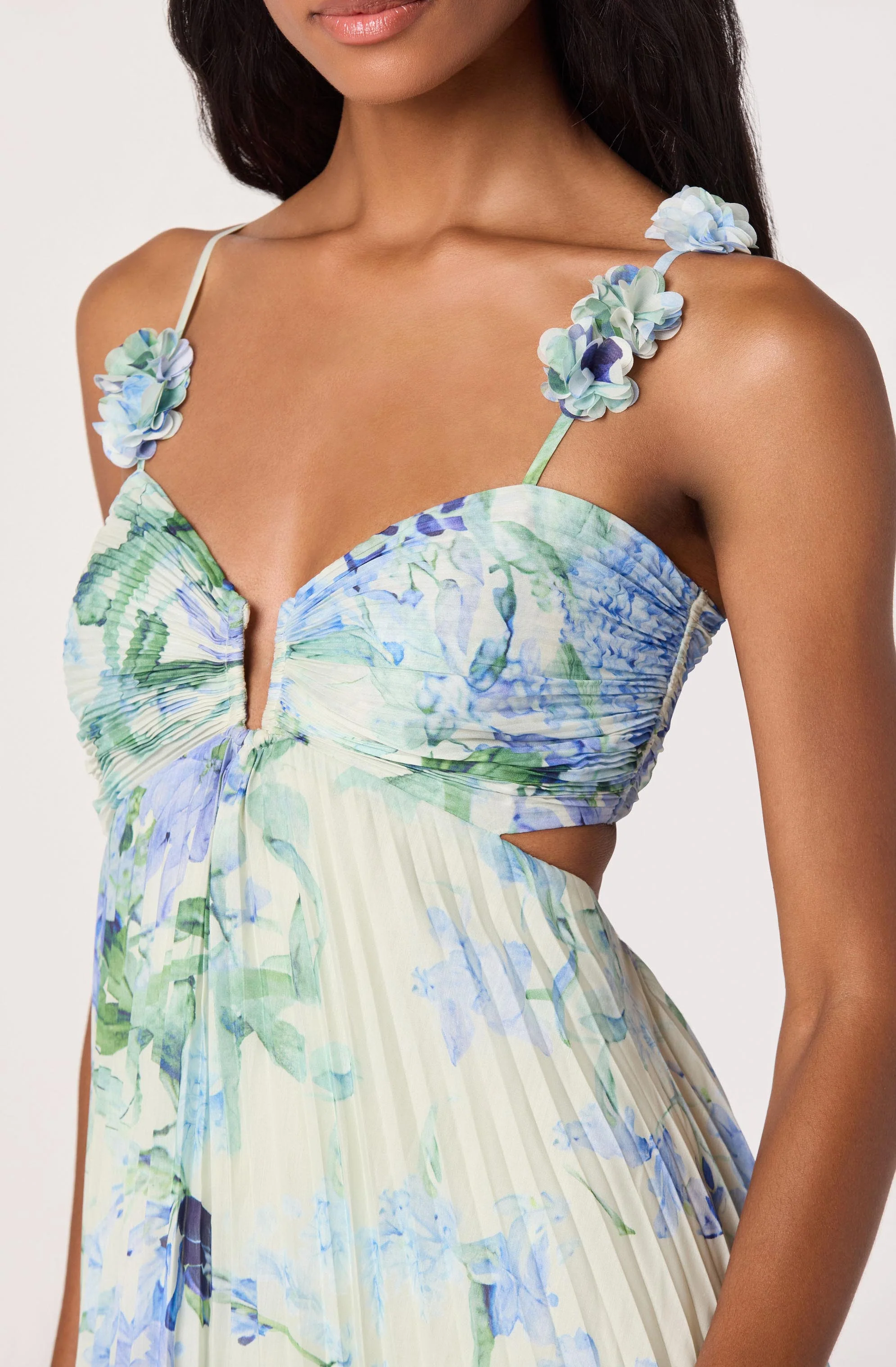 Emese Floral Cutout Maxi Dress