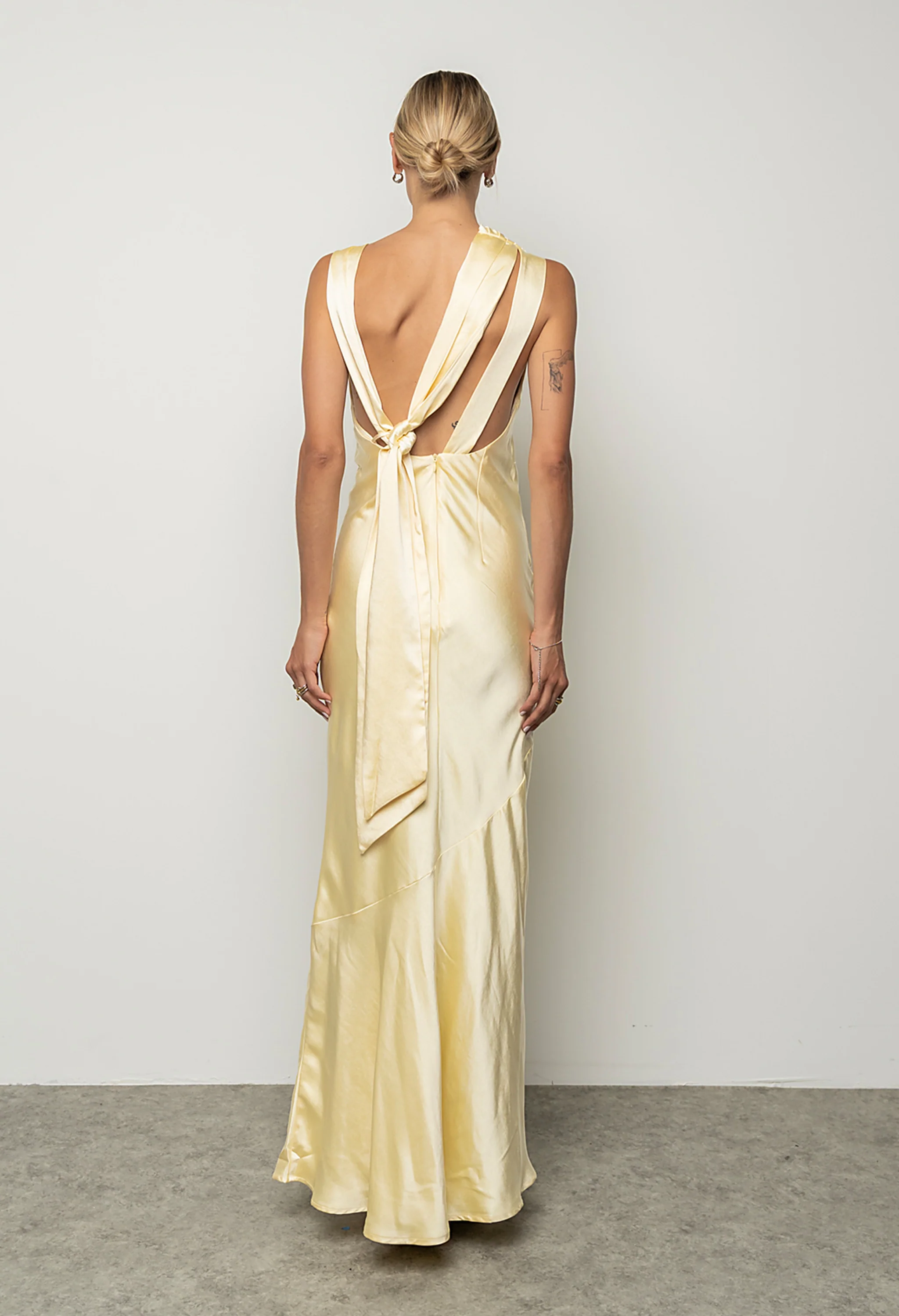 Lark Satin Maxi Dress