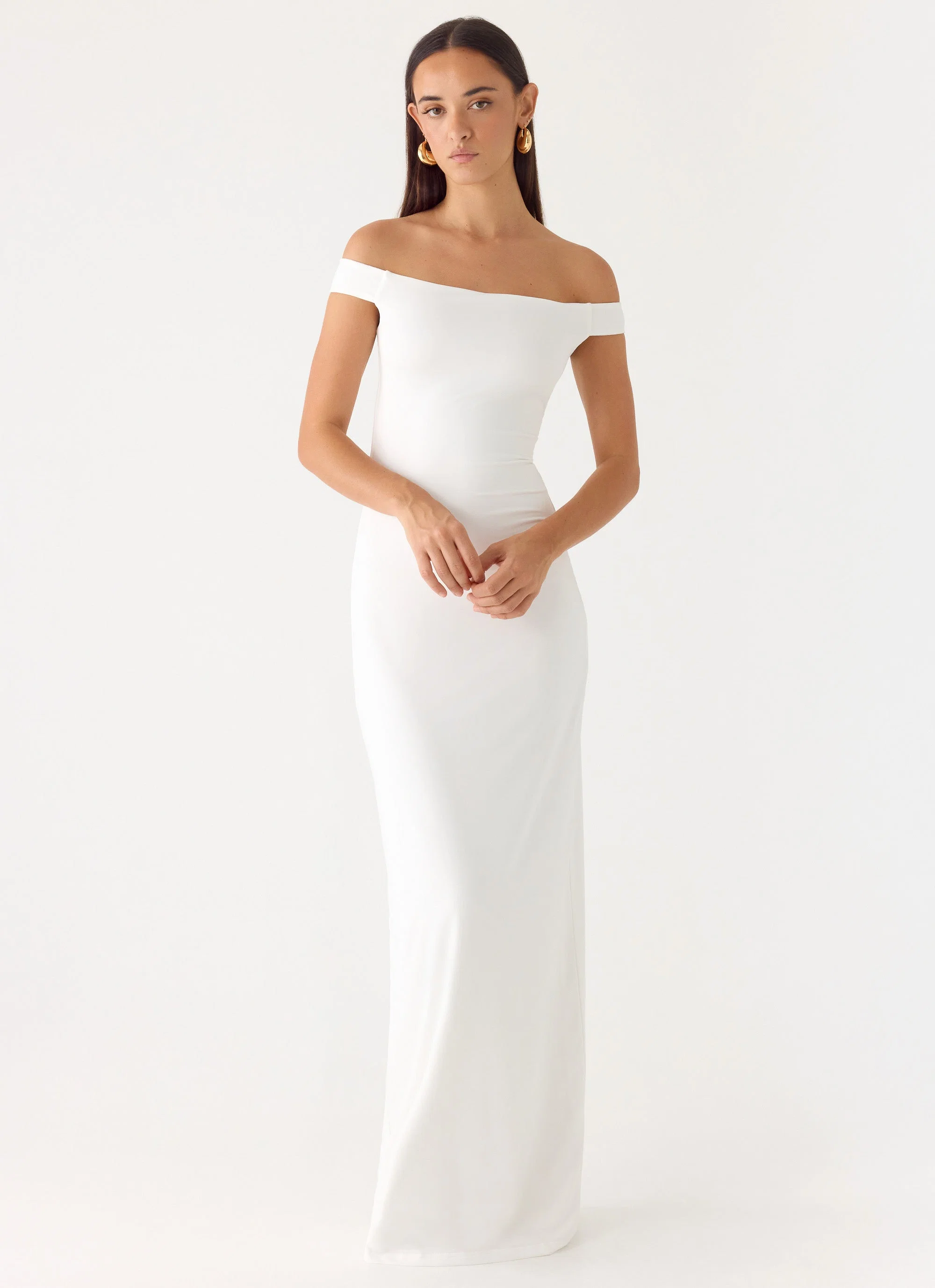 New Intentions Maxi Dress - White